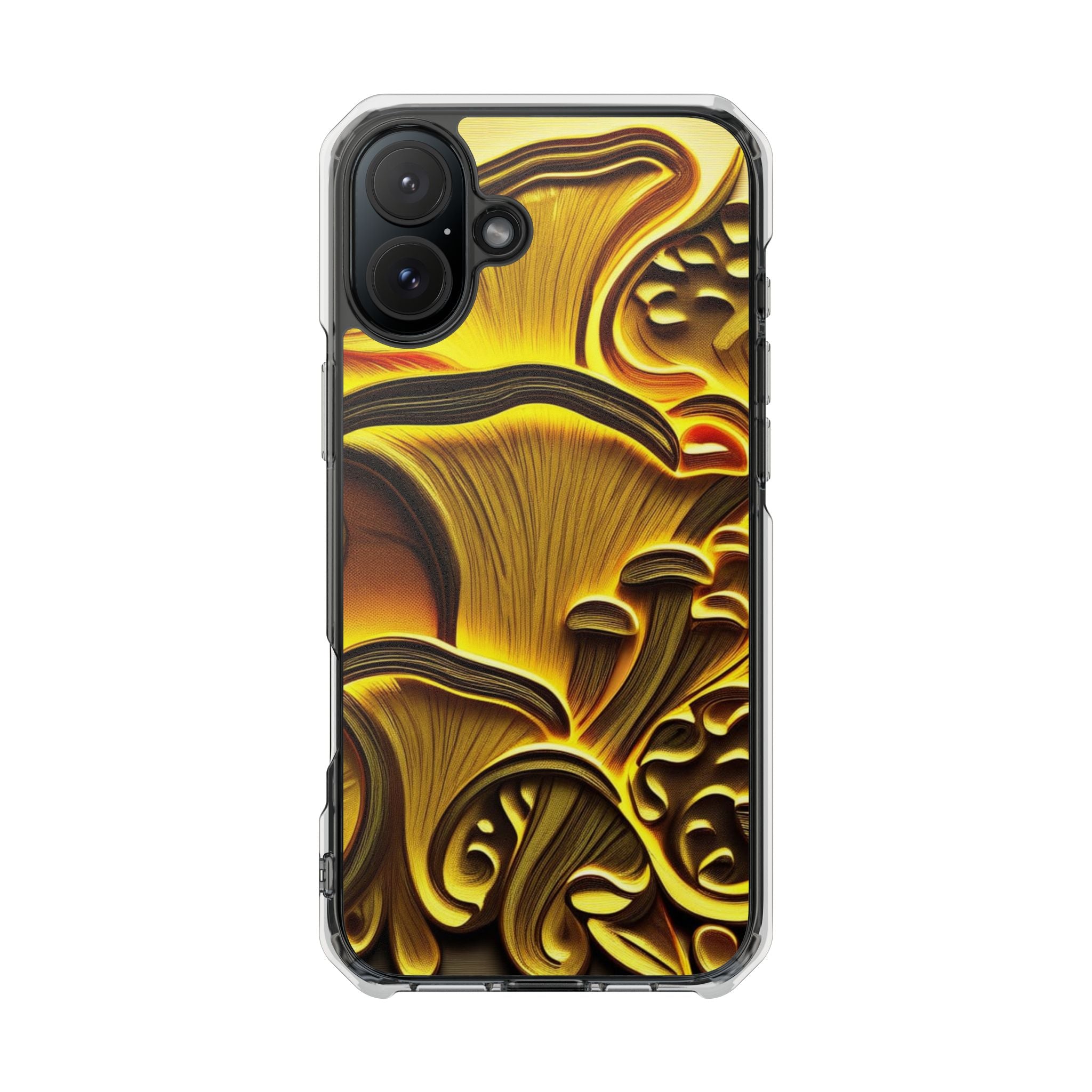Golden Fungi Phone Case – Forest Glow Edition