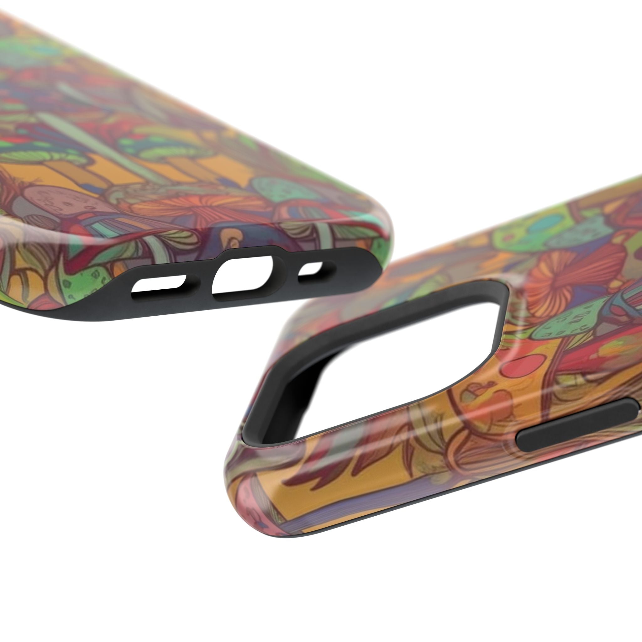 Mushroom Grove Impact-Resistant Case, Unique Phone Cover for Nature Lovers, Mushroom Art Gifts, Phone Accessories for Festivals, [...]