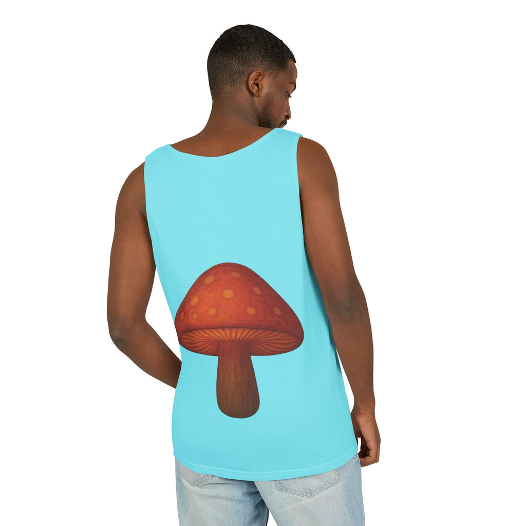 City: Portland Mushroom Tank Top — Vintage Forest Travel Graphic