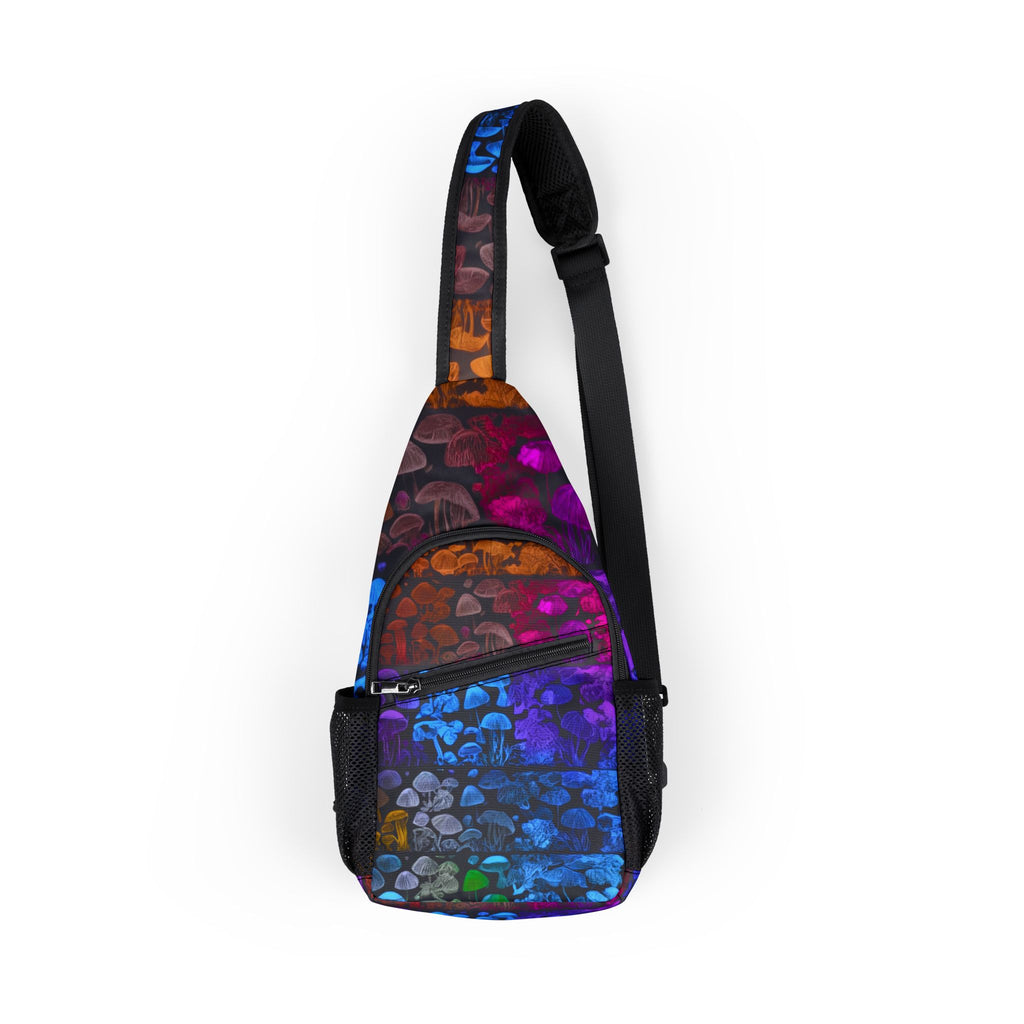 Mystic Shroomscape Sling Bag – Your Adventure Just Got Wilder