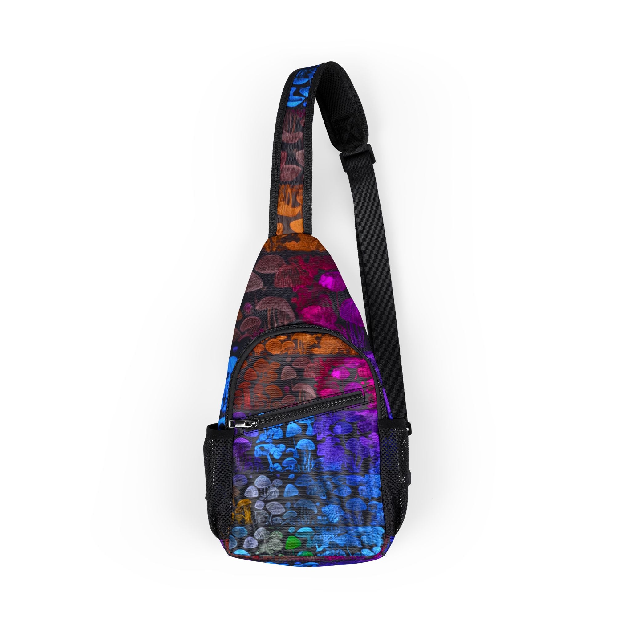 Mystic Shroomscape Sling Bag – Your Adventure Just Got Wilder