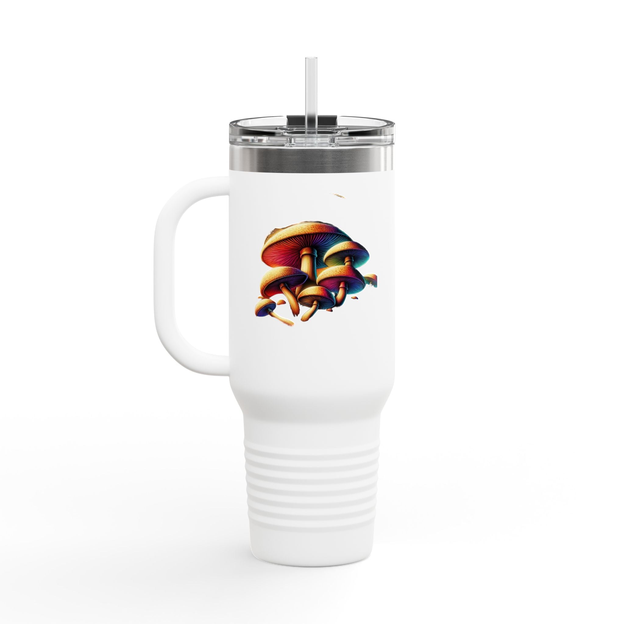 Taza de viaje de hongos psicodélicos – Bebe a todo color