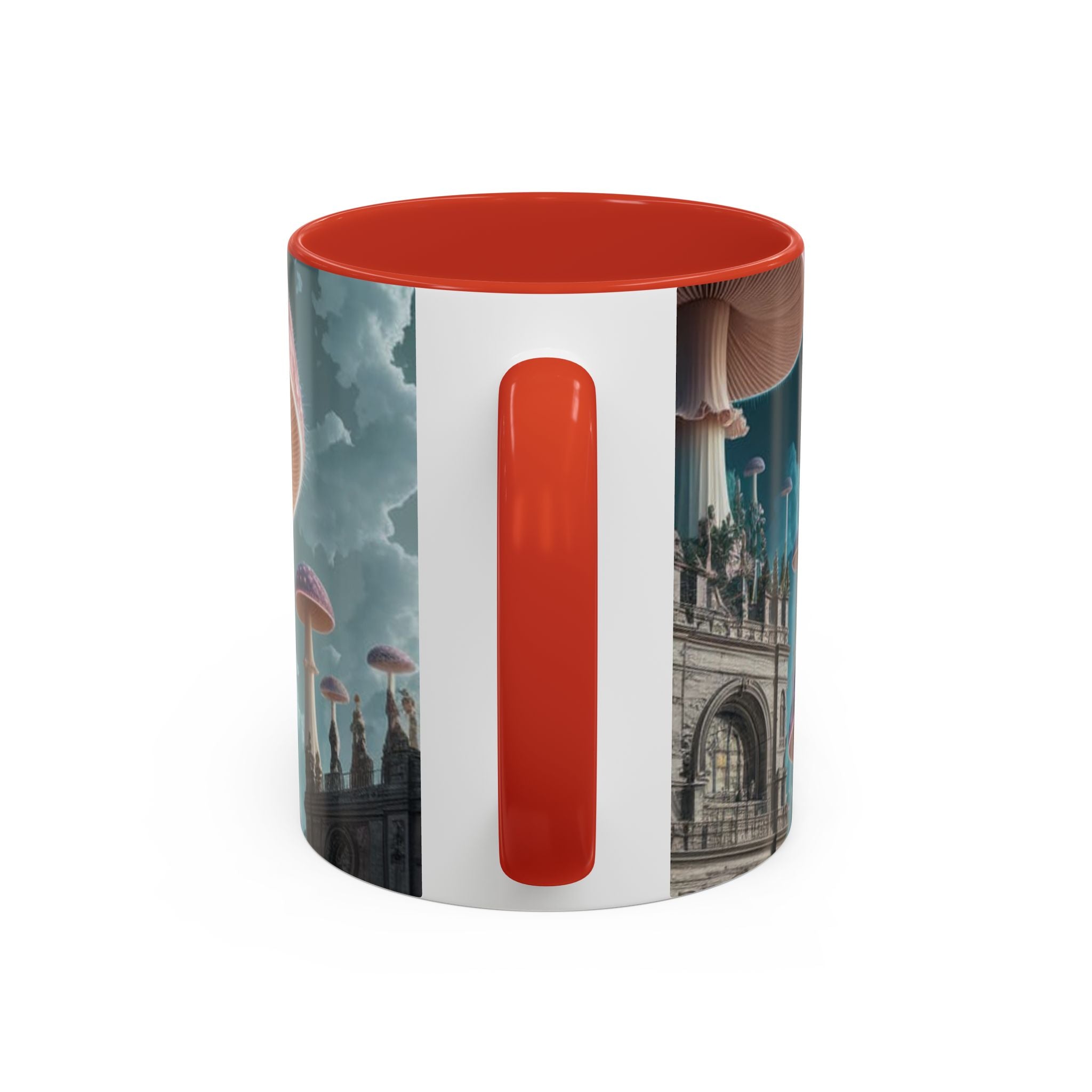 Mug: Mystical Mushroom Accent Coffee Mug — Fantasy Psychedelic Ceramic Cup (11/15oz)