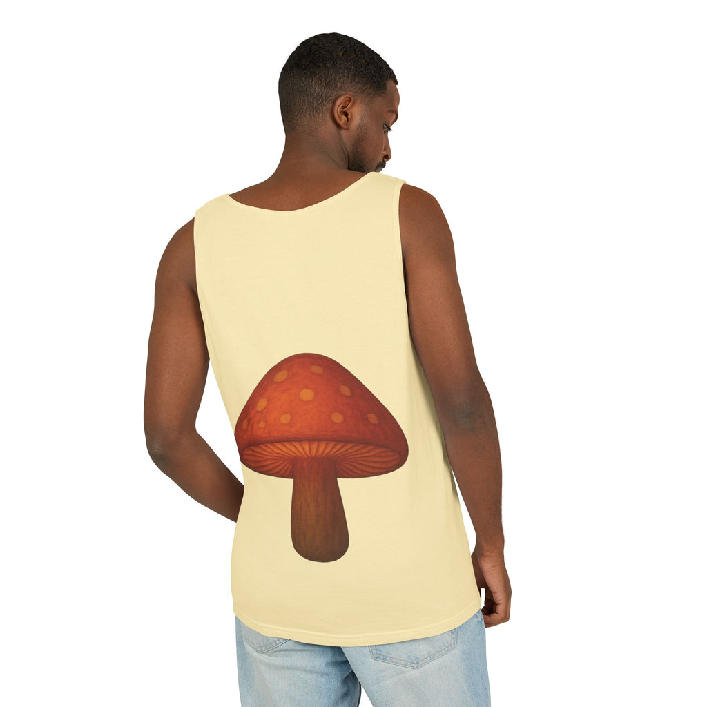 City: Portland Mushroom Tank Top — Vintage Forest Travel Graphic