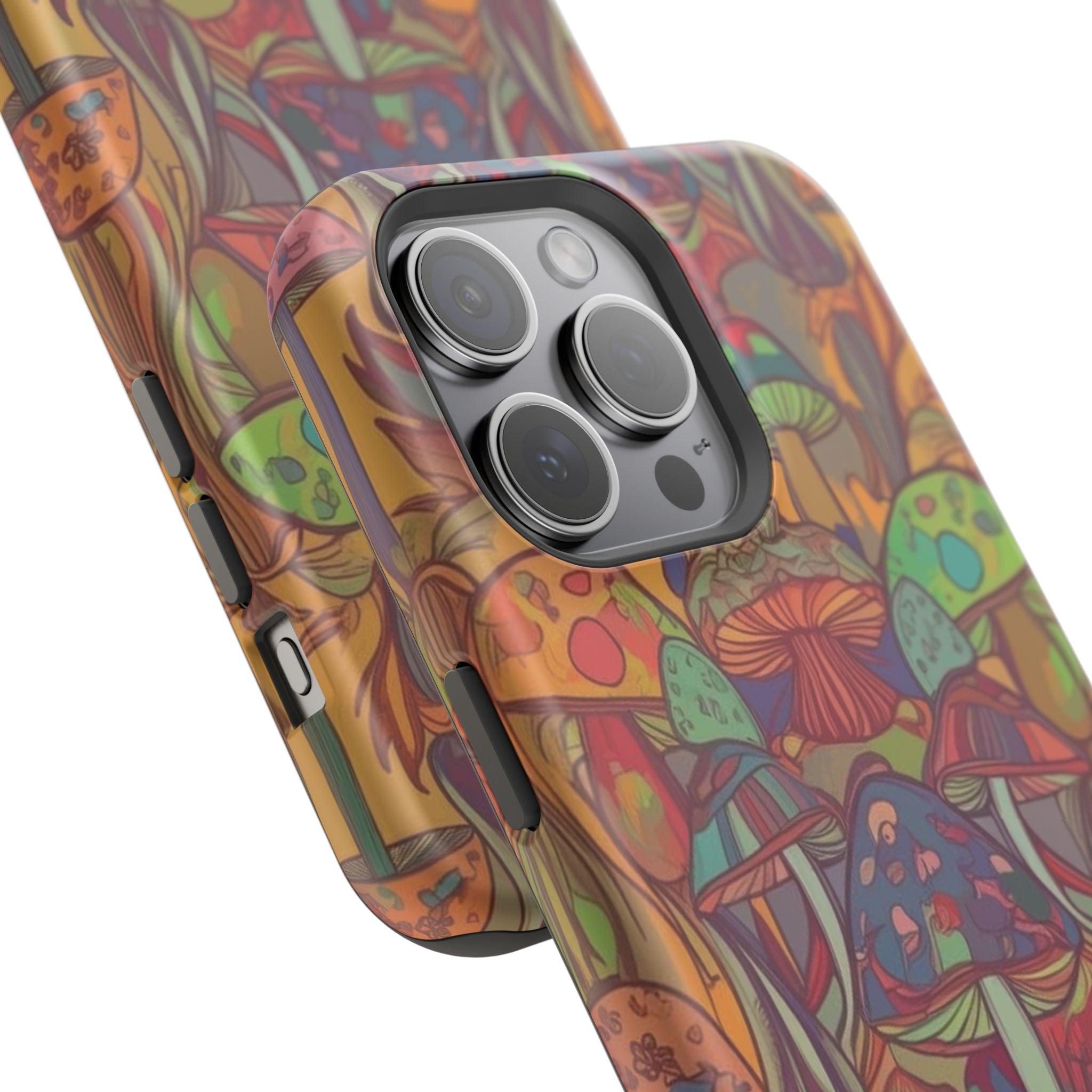 Mushroom Grove Impact-Resistant Case, Unique Phone Cover for Nature Lovers, Mushroom Art Gifts, Phone Accessories for Festivals, [...]