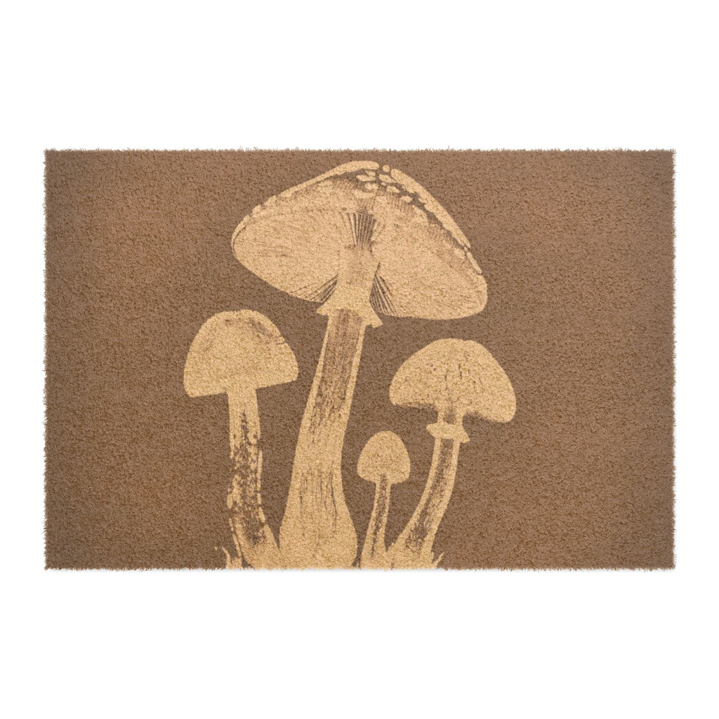 Mushroom Doormat, Nature-Inspired Welcome Mat, Eco-Friendly Entryway Decor