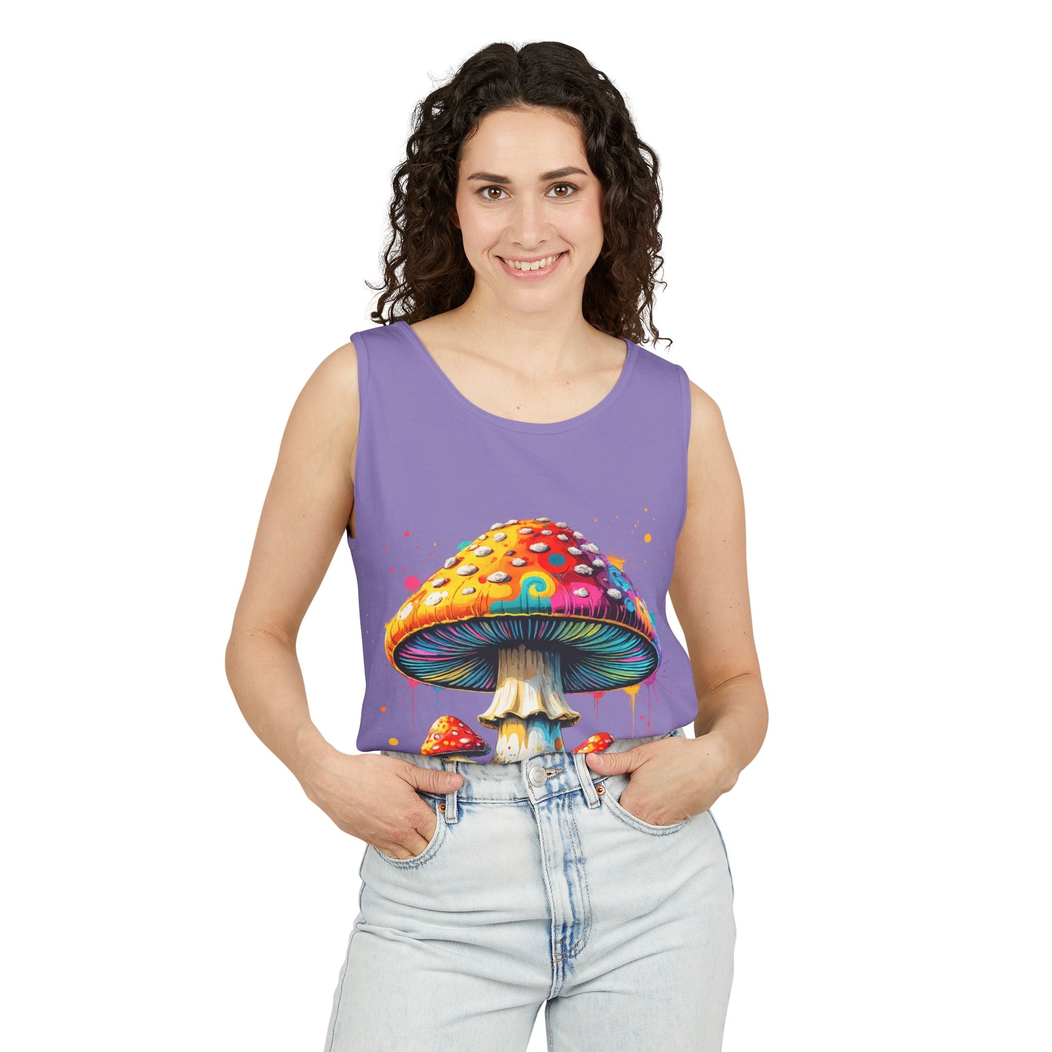 Mushroom Tank Top — Psychedelic & Portland Forest Graphic Tank