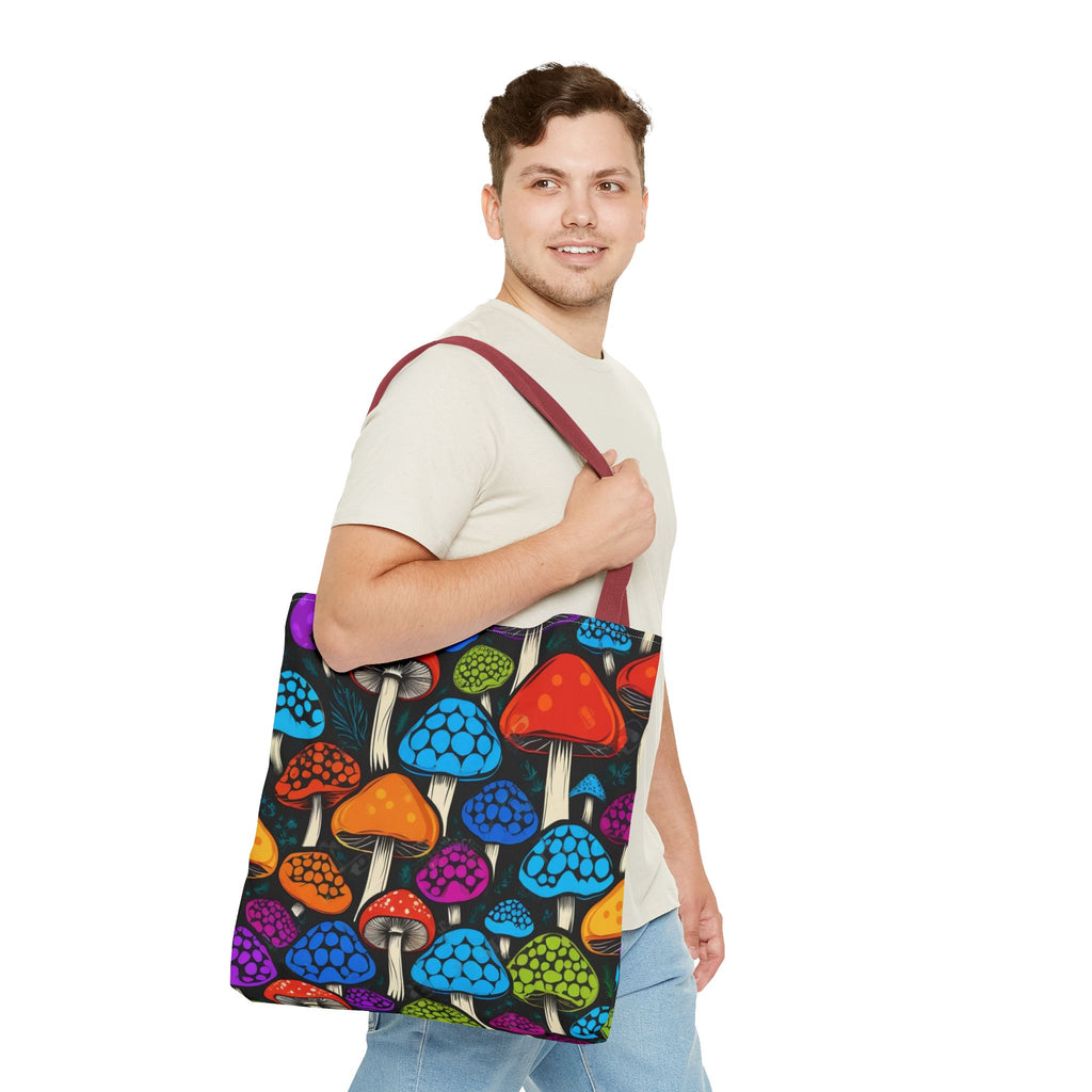 Color Pop Mushroom Tote Bag – Carry Bold, Live Bright