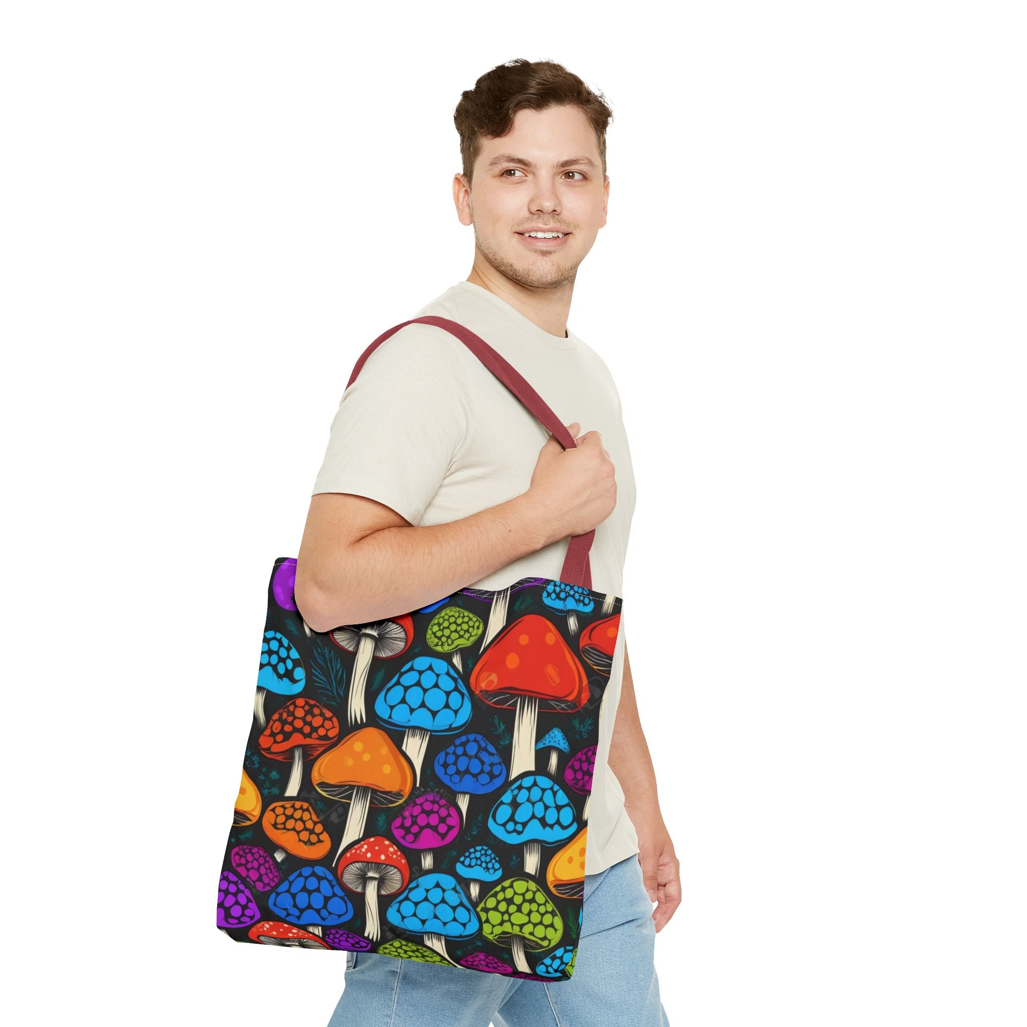 Color Pop Mushroom Tote Bag – Carry Bold, Live Bright