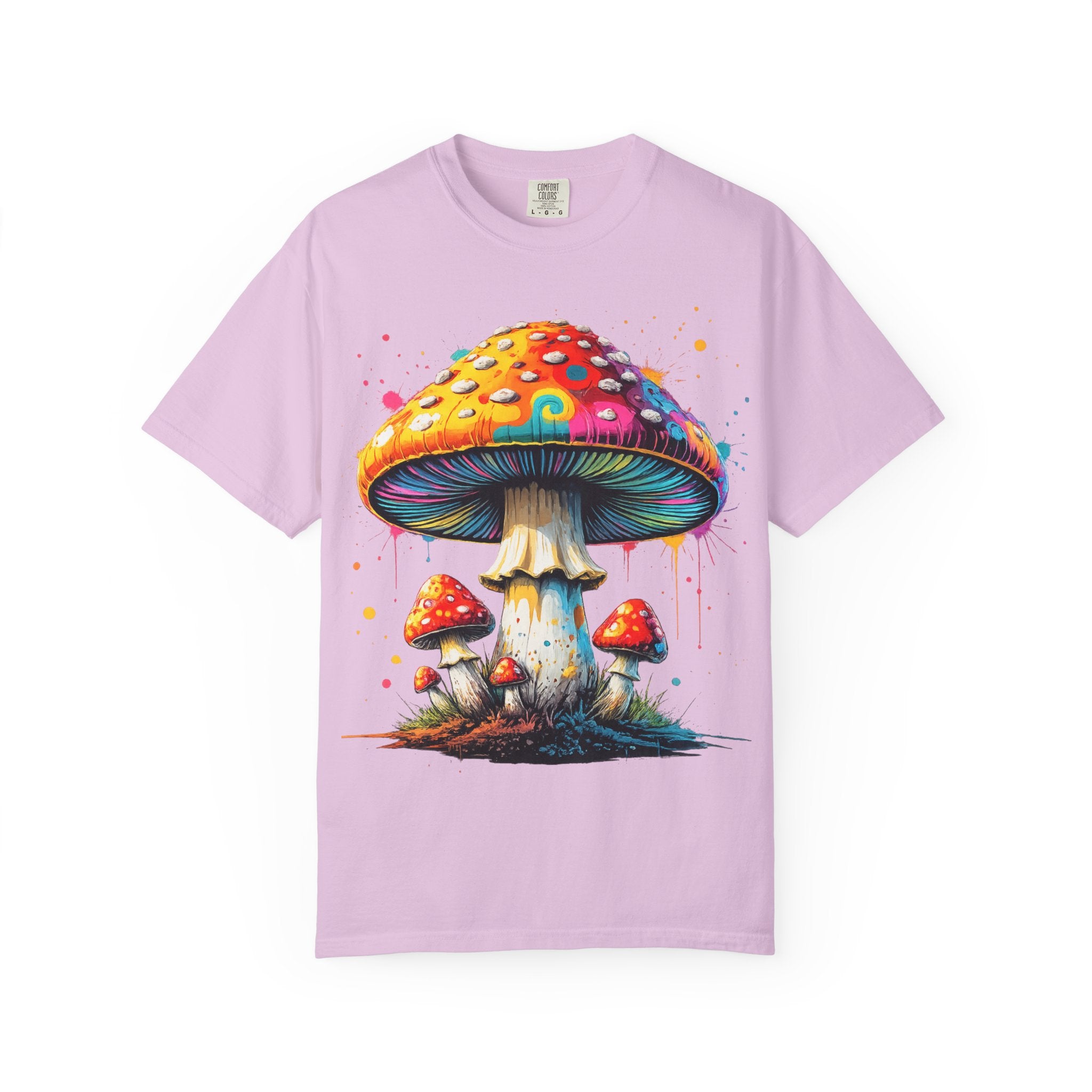 City: Lake Oswego Mushroom T-Shirt — Vintage Nature & Psychedelic Fungi Design