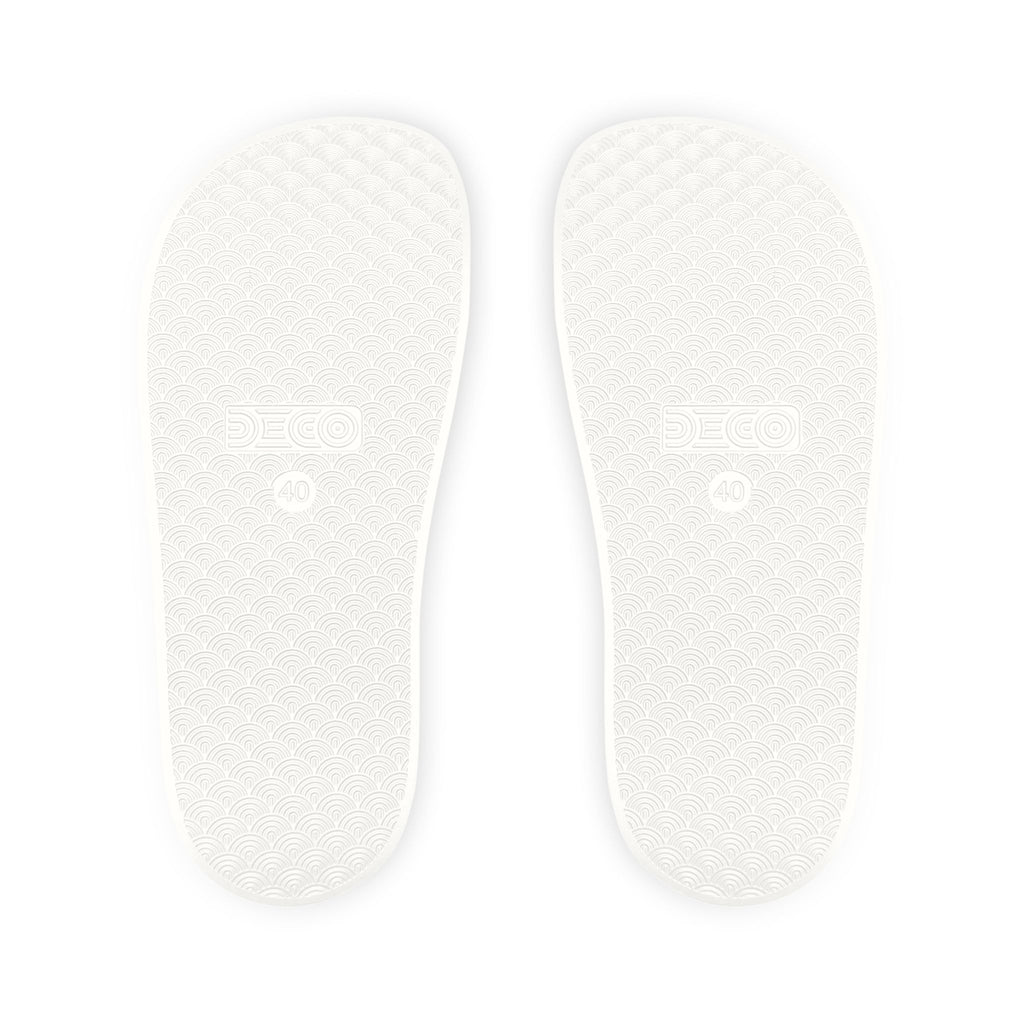 Mushroom Art Slide Sandals — Removable Strap Men's Slides