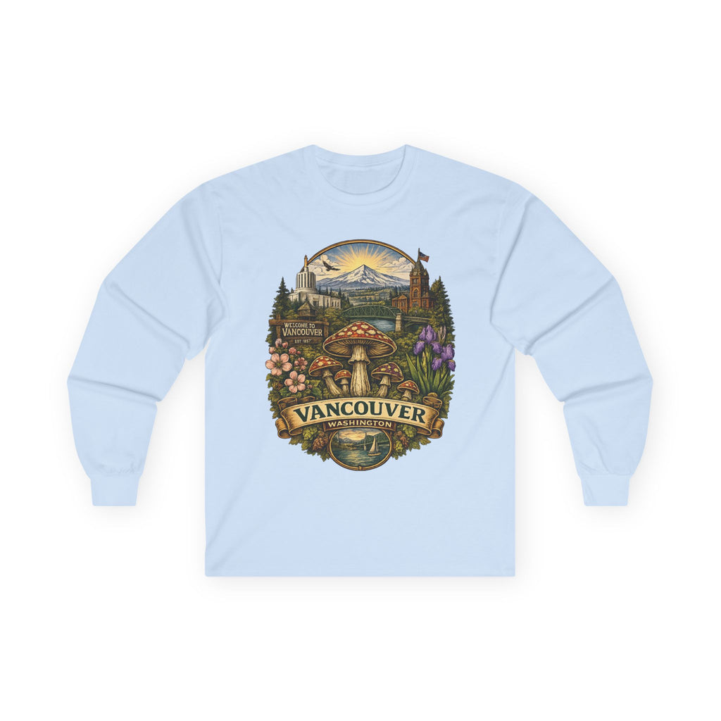 City: Vancouver Mushroom Graphic Long Sleeve Tee