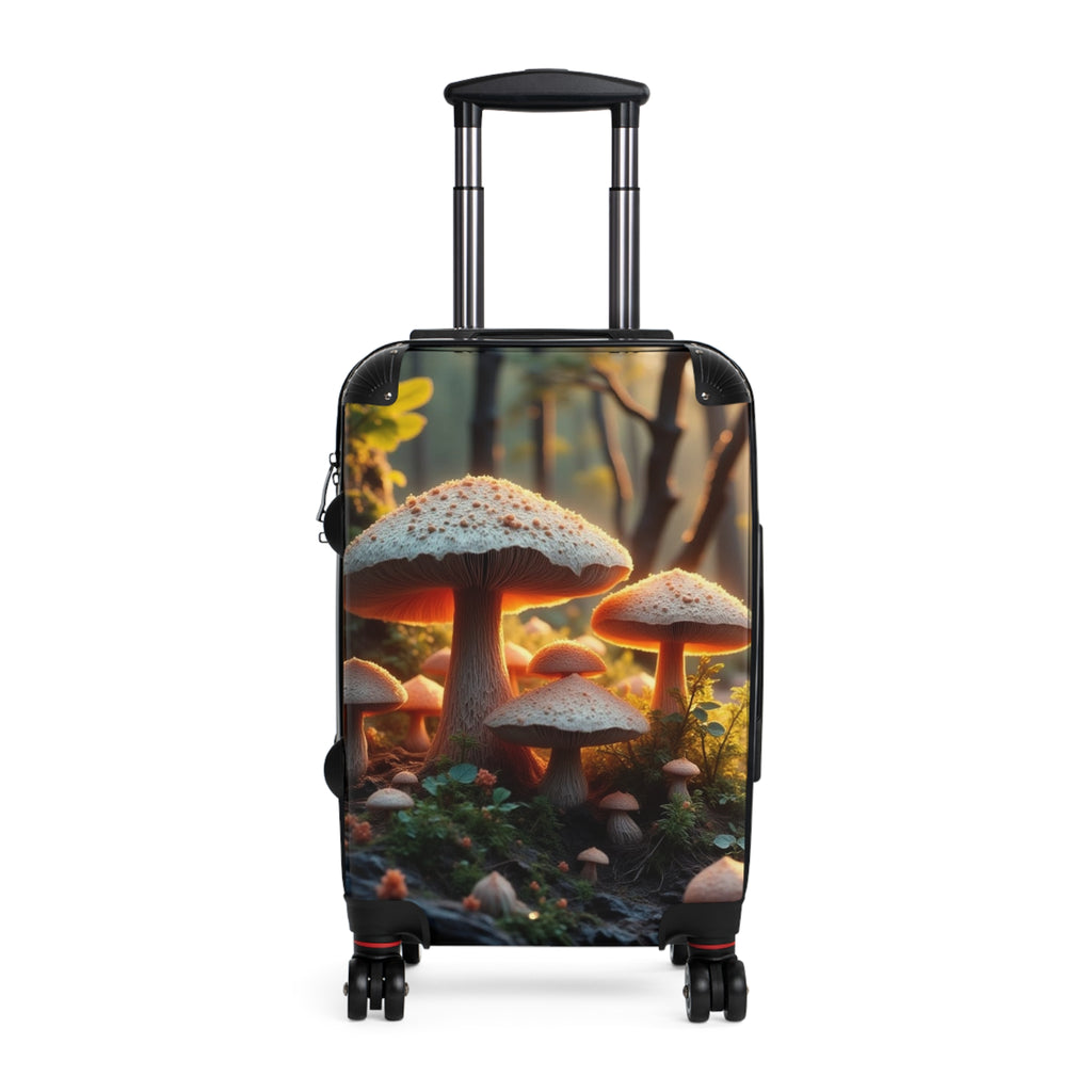 Mushroom Forest Carry-On Suitcase – Enchanted Nature Travel Luggage