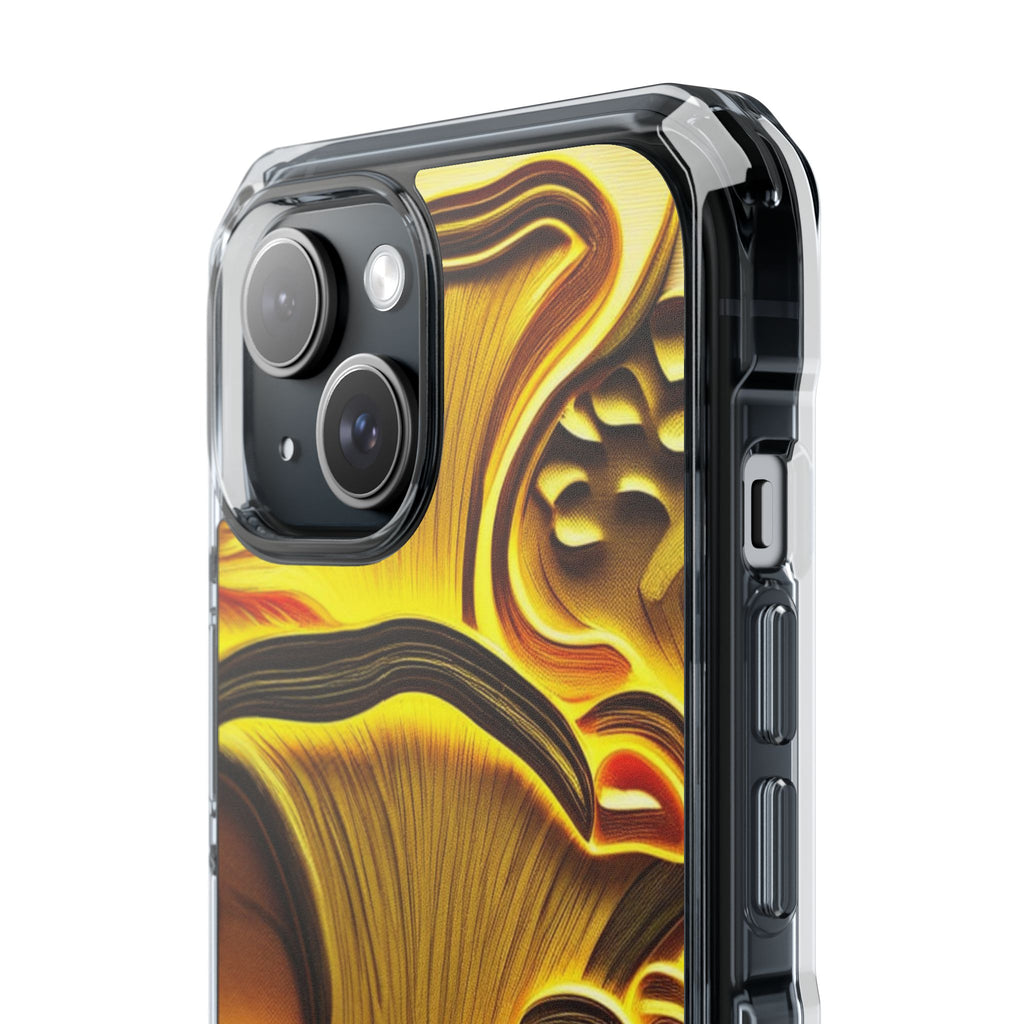 Golden Fungi Phone Case – Forest Glow Edition