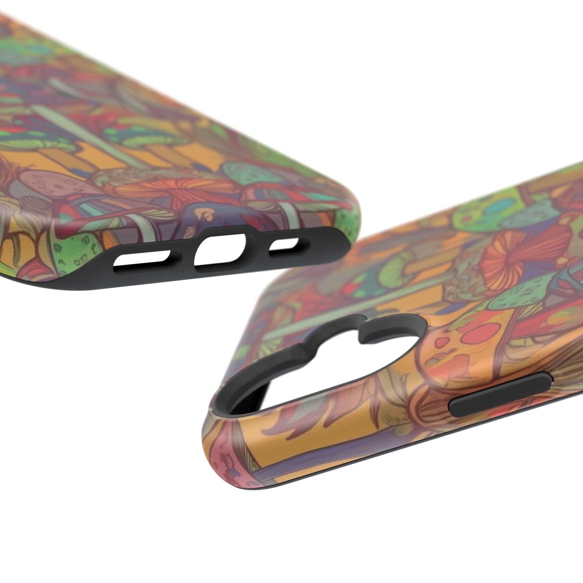 Mushroom Grove Impact-Resistant Case, Unique Phone Cover for Nature Lovers, Mushroom Art Gifts, Phone Accessories for Festivals, [...]