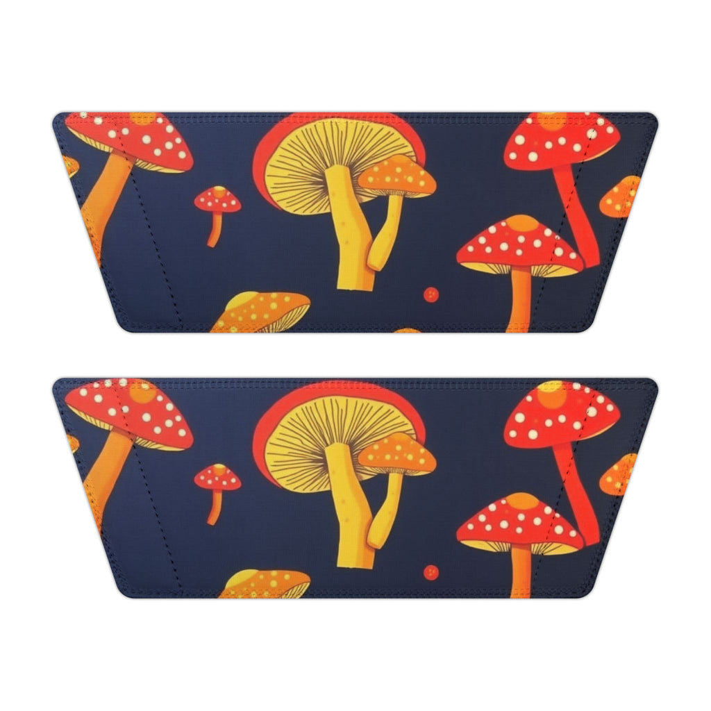 Mushroom Pattern Slide Sandals — Women's Removable-Strap Beach Slides