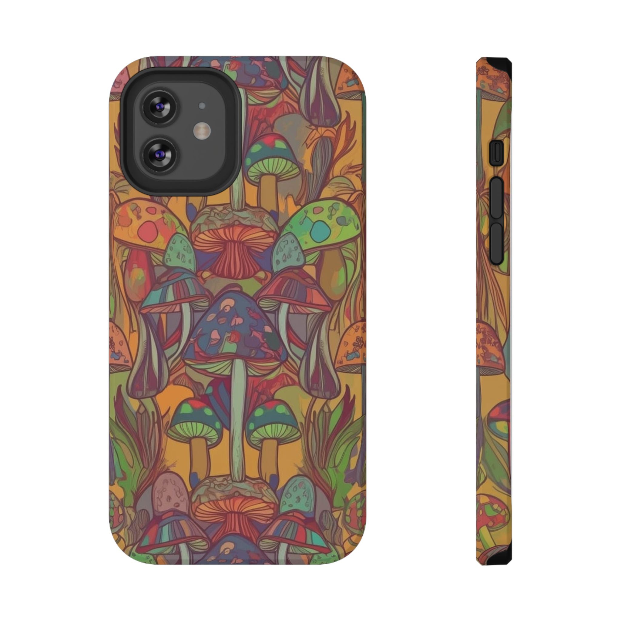 Mushroom Grove Impact-Resistant Case, Unique Phone Cover for Nature Lovers, Mushroom Art Gifts, Phone Accessories for Festivals, [...]