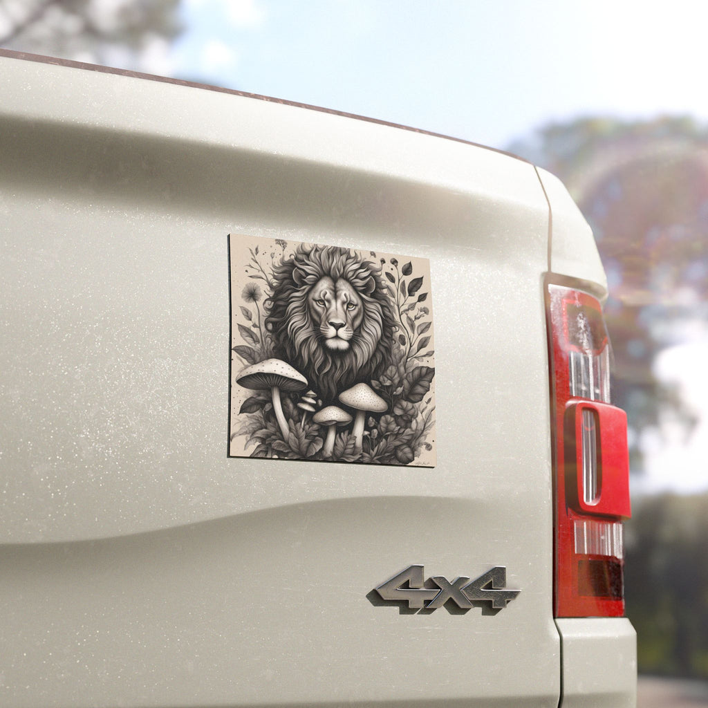 Mycelium Majesty on Board Car Magnets
