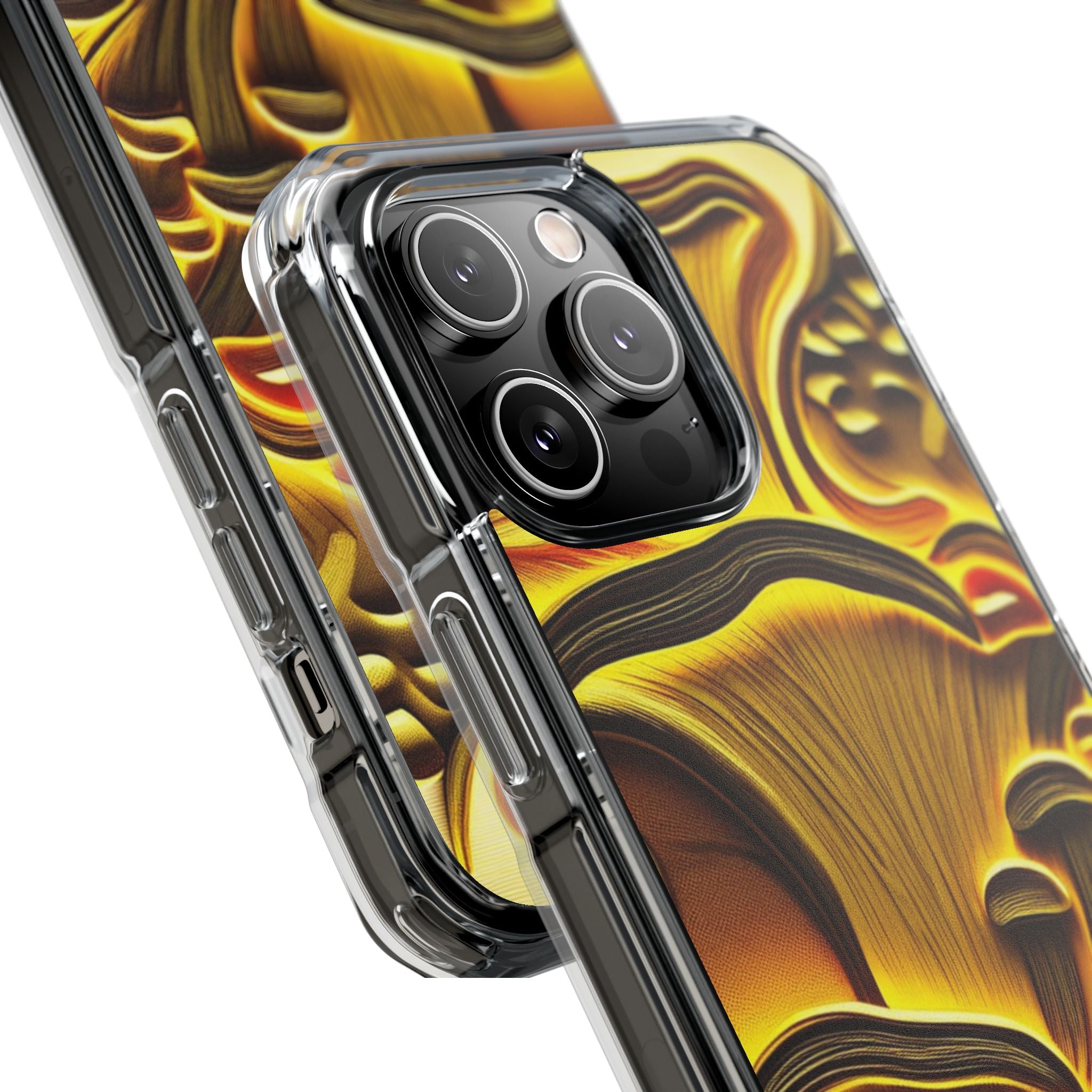 Golden Fungi Phone Case – Forest Glow Edition