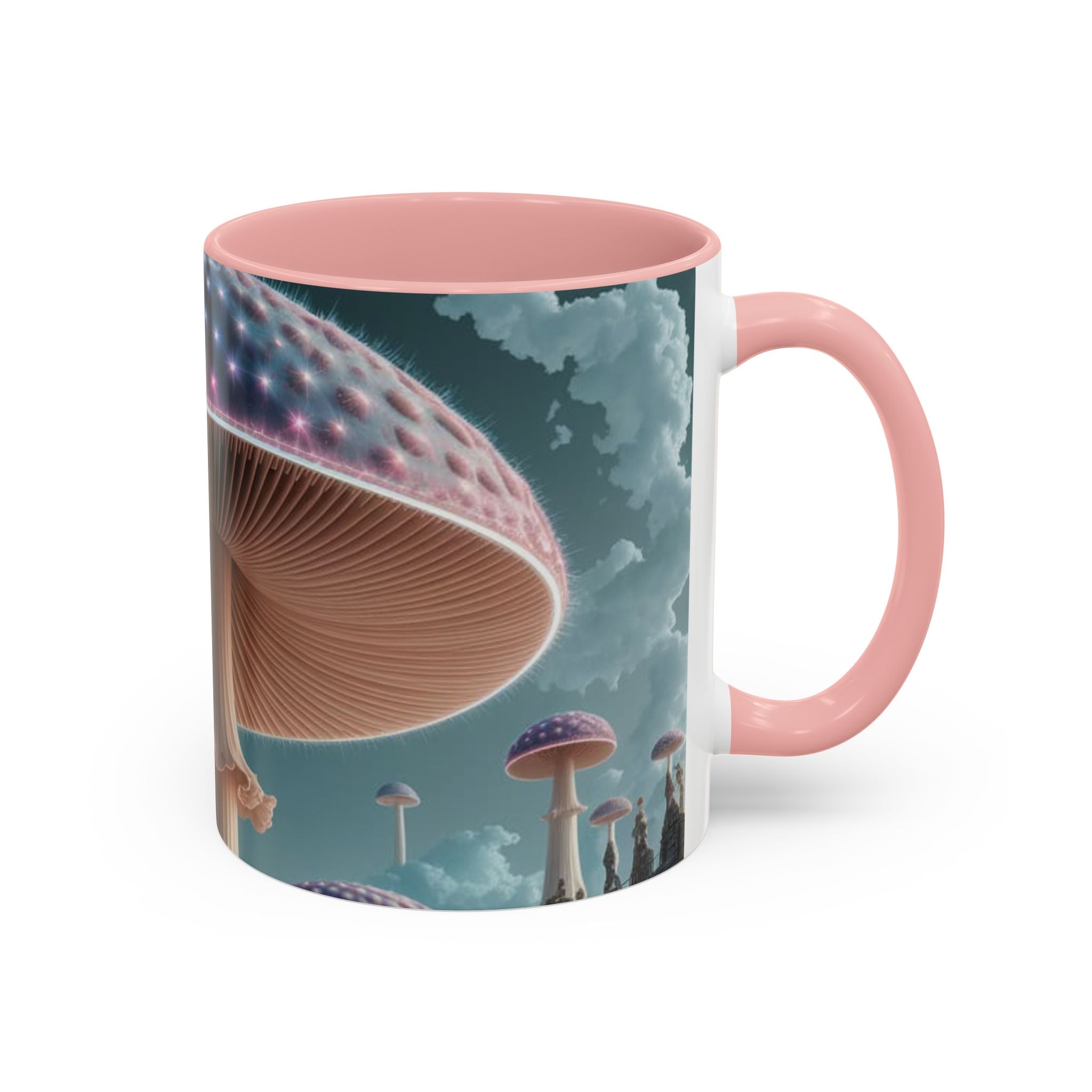 Mug: Mystical Glow Mushroom Coffee Mug — Psychedelic Fantasy Accent Mug