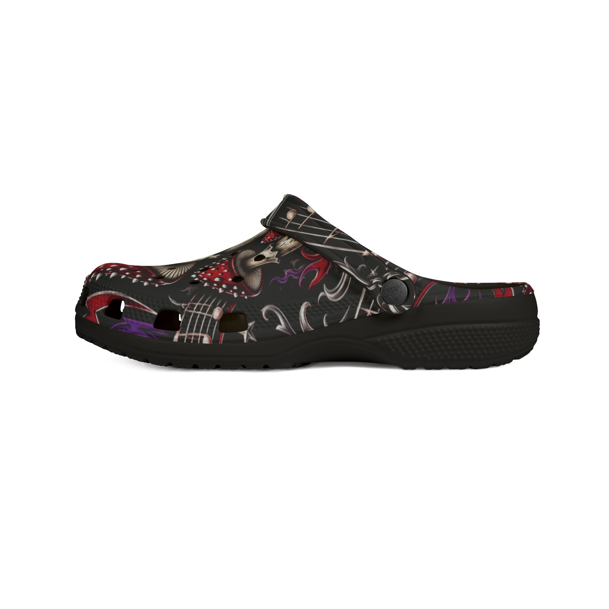 Mushroom Pattern EVA Clogs – Red Toadstool Garden Shoe