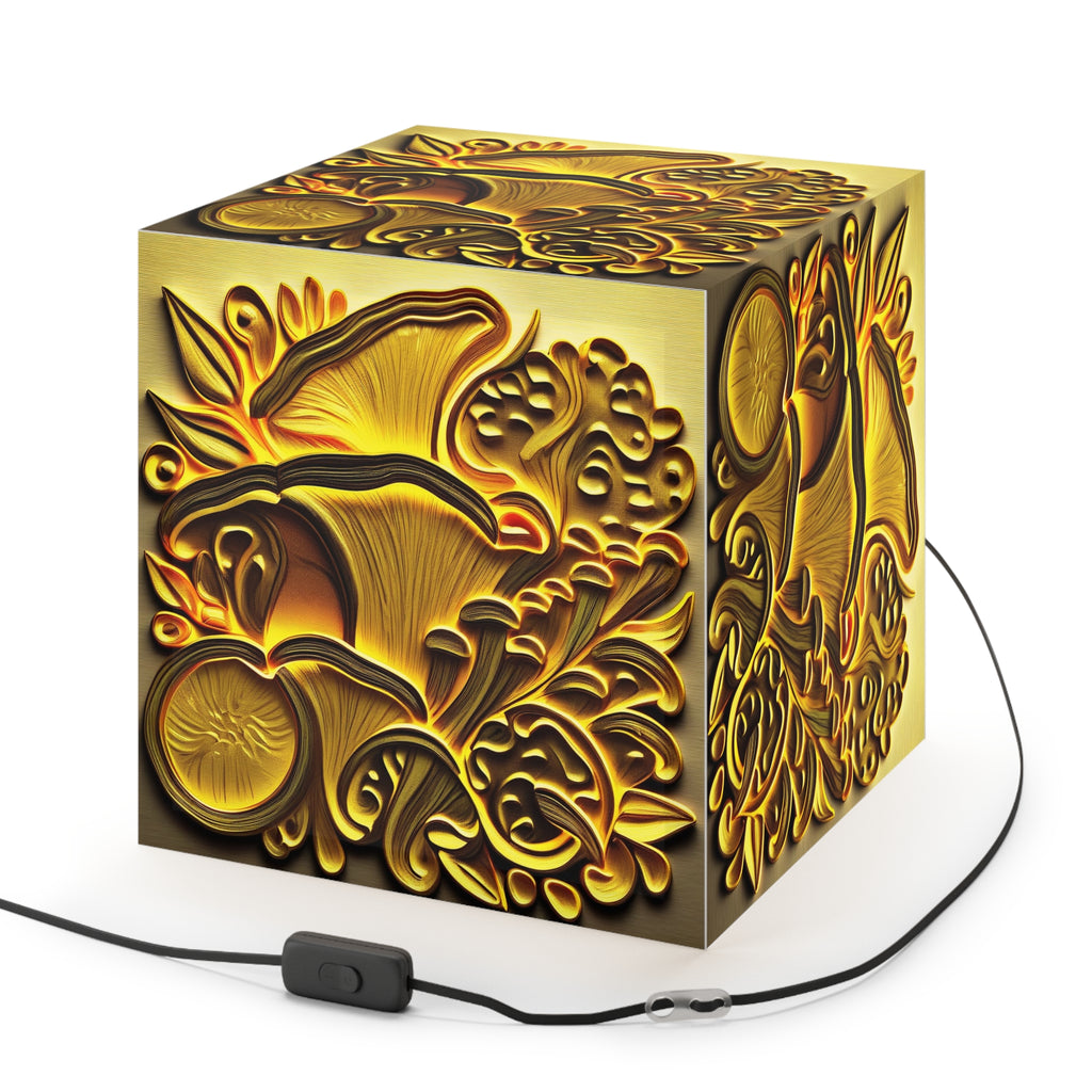 The Light Cube Lamp Golden Shroom Custom Design