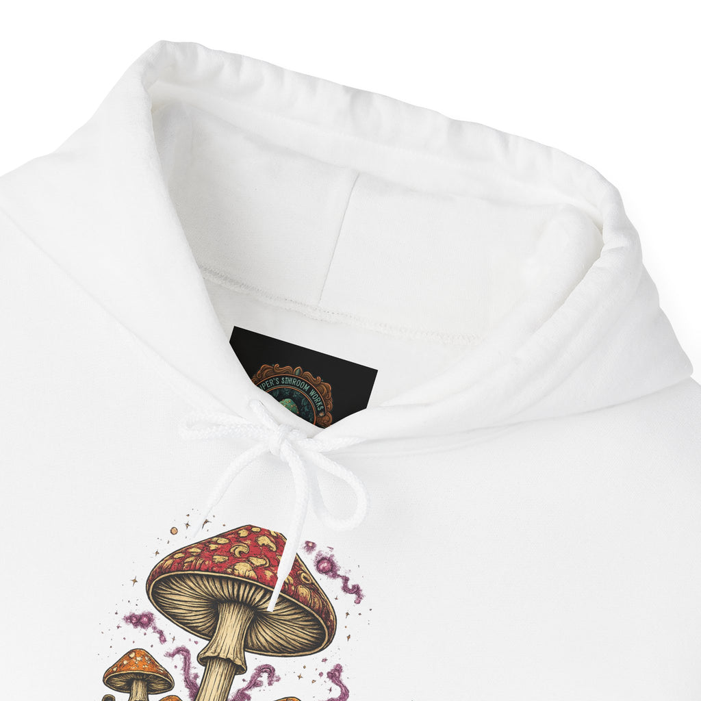 City: Portland Mushroom Forest Hooded Sweatshirt Nature Graphic Hoodie