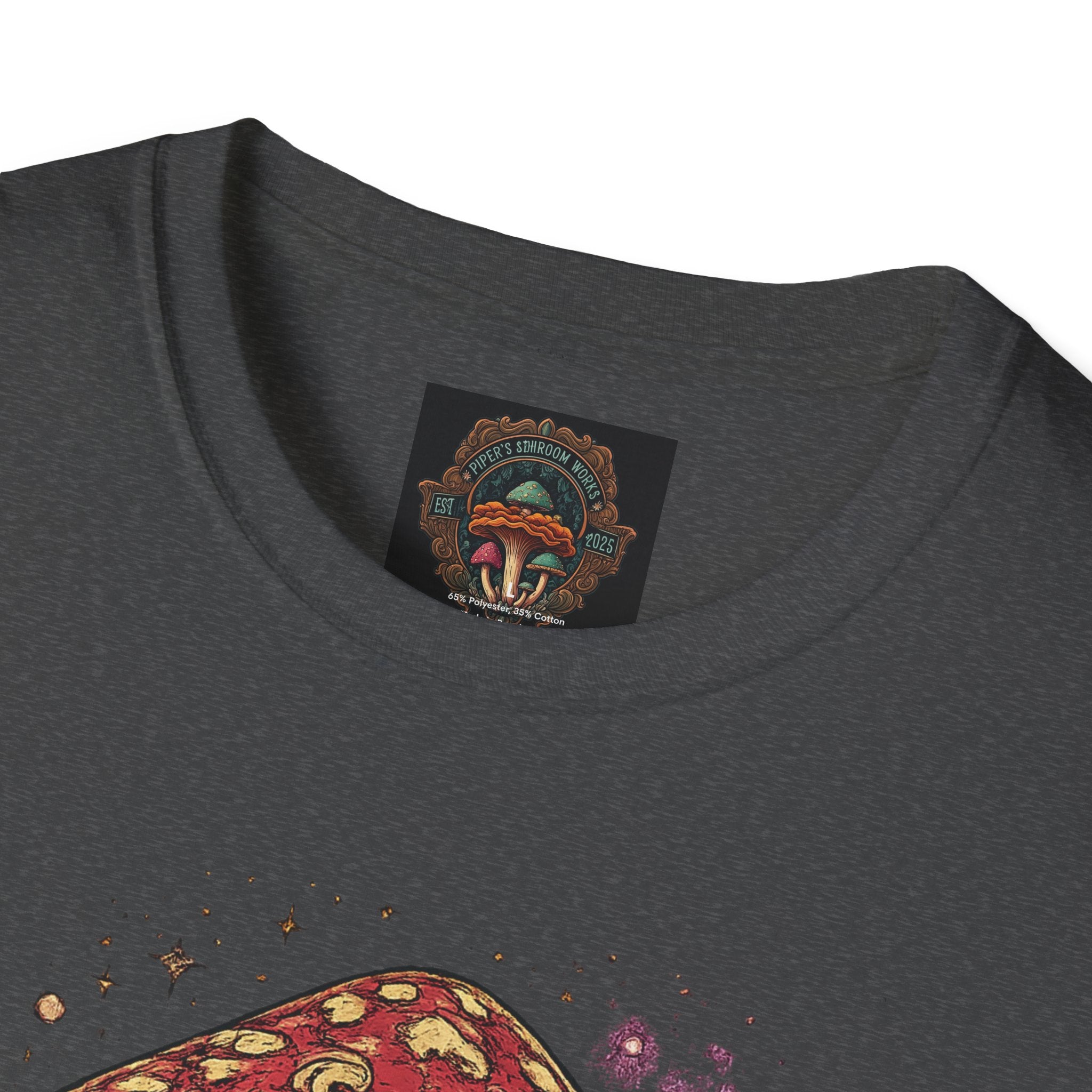 Mushroom Illustration T-Shirt – Vintage Red Toadstool Graphic