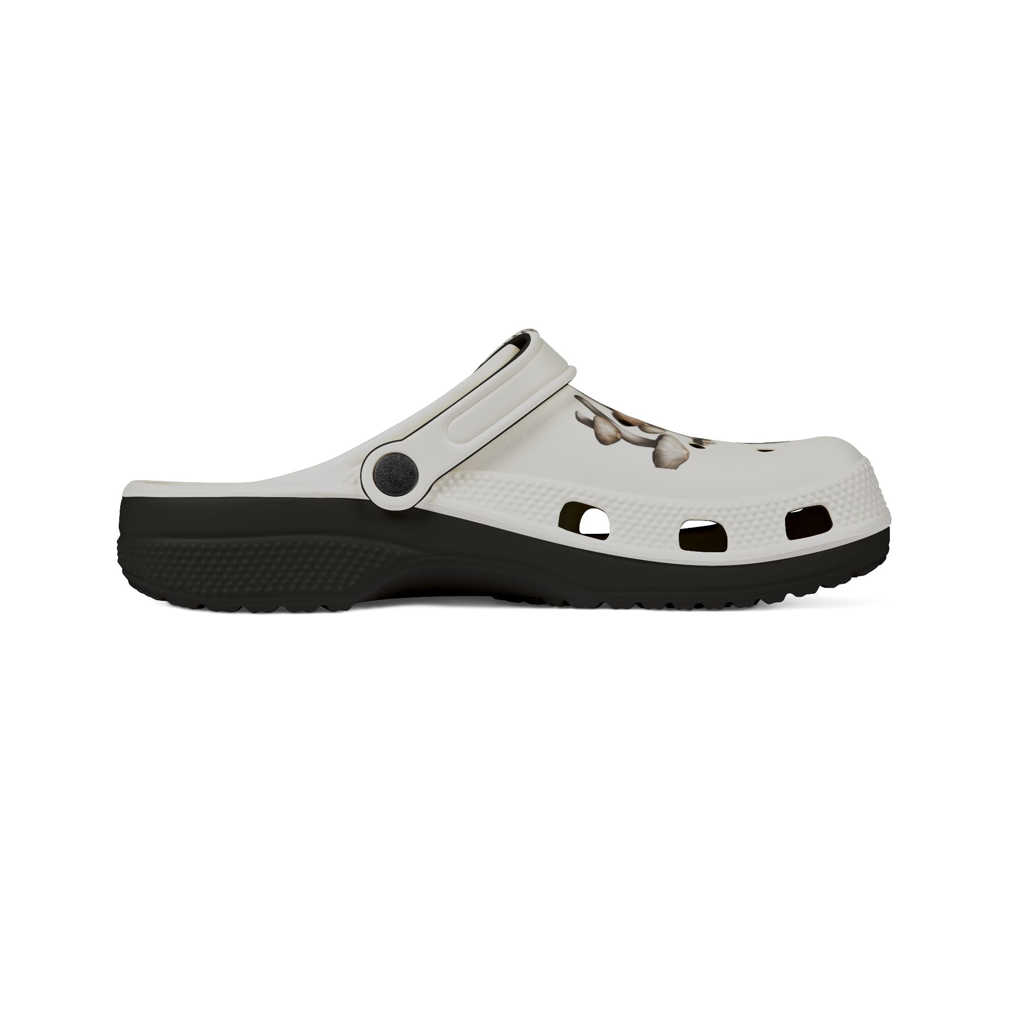 Mushroom Print EVA Foam Clogs — Lightweight Garden & Casual Slip-Ons