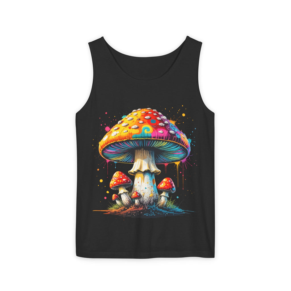 City: Portland Mushroom Tank Top — Psychedelic Forest Graphic Tank