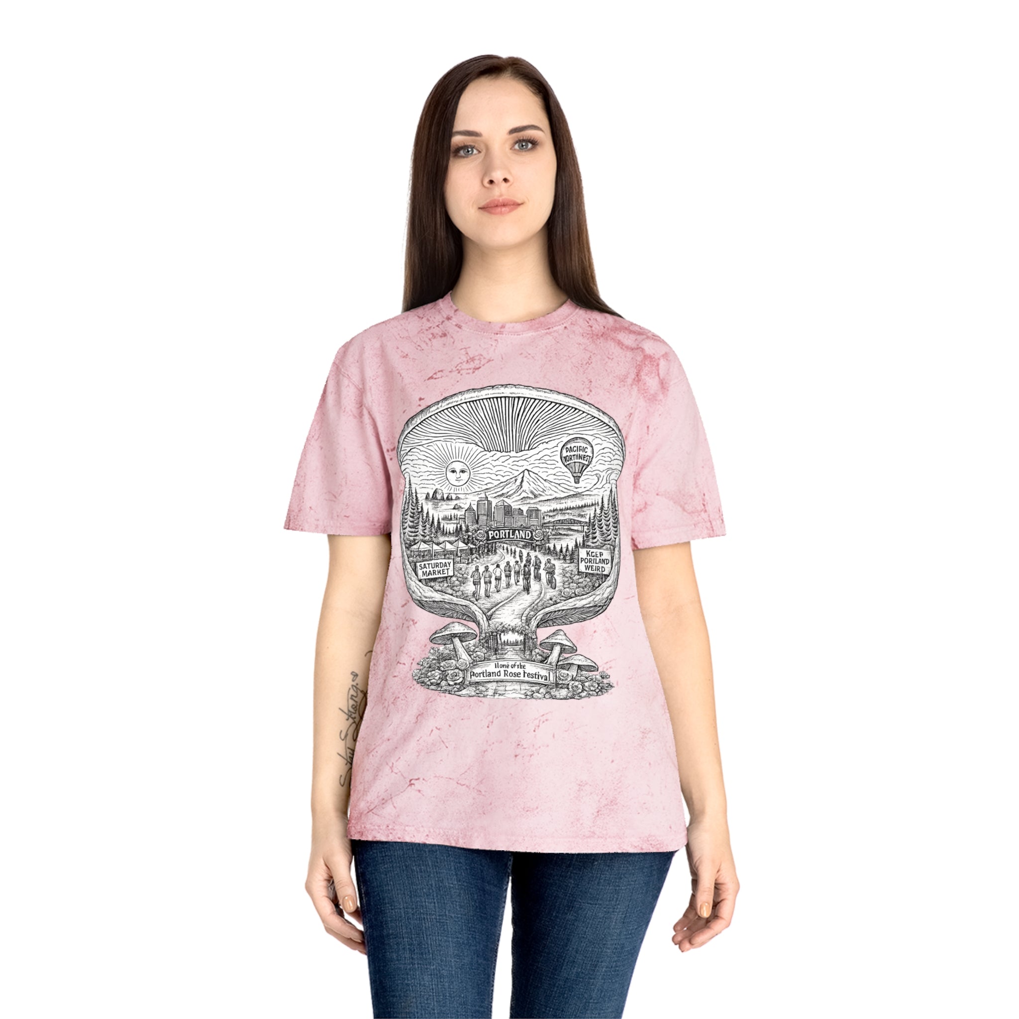 City: Portland Mushroom Adventure T‑Shirt