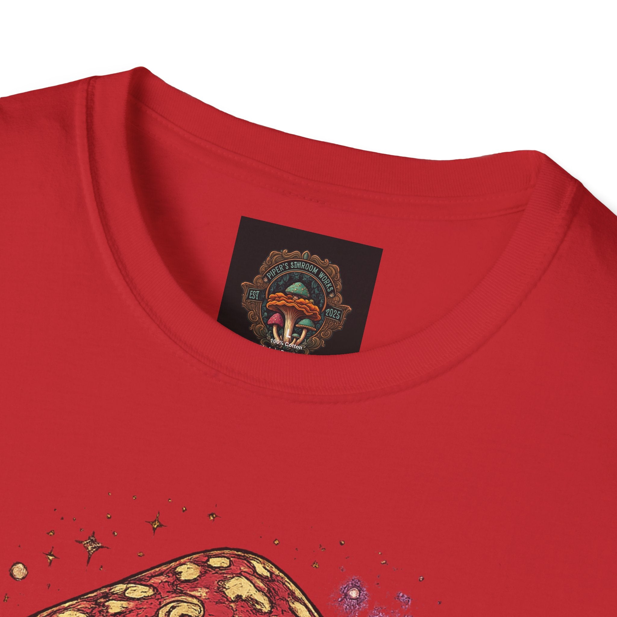 City: Gresham Psychedelic Mushroom Graphic T-Shirt — Red Amanita Illustration