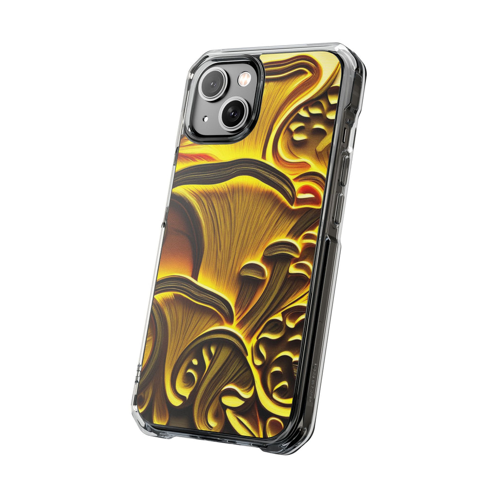 Golden Fungi Phone Case – Forest Glow Edition