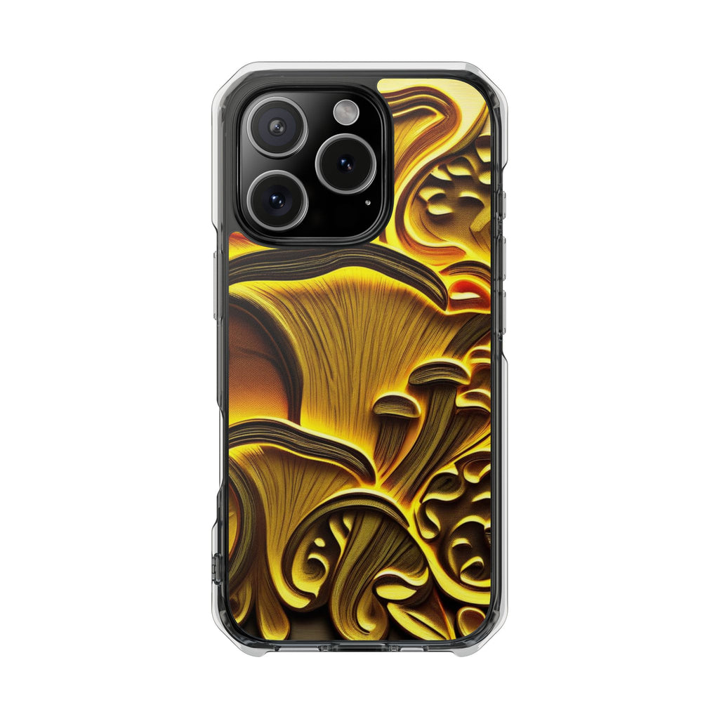 Golden Fungi Phone Case – Forest Glow Edition