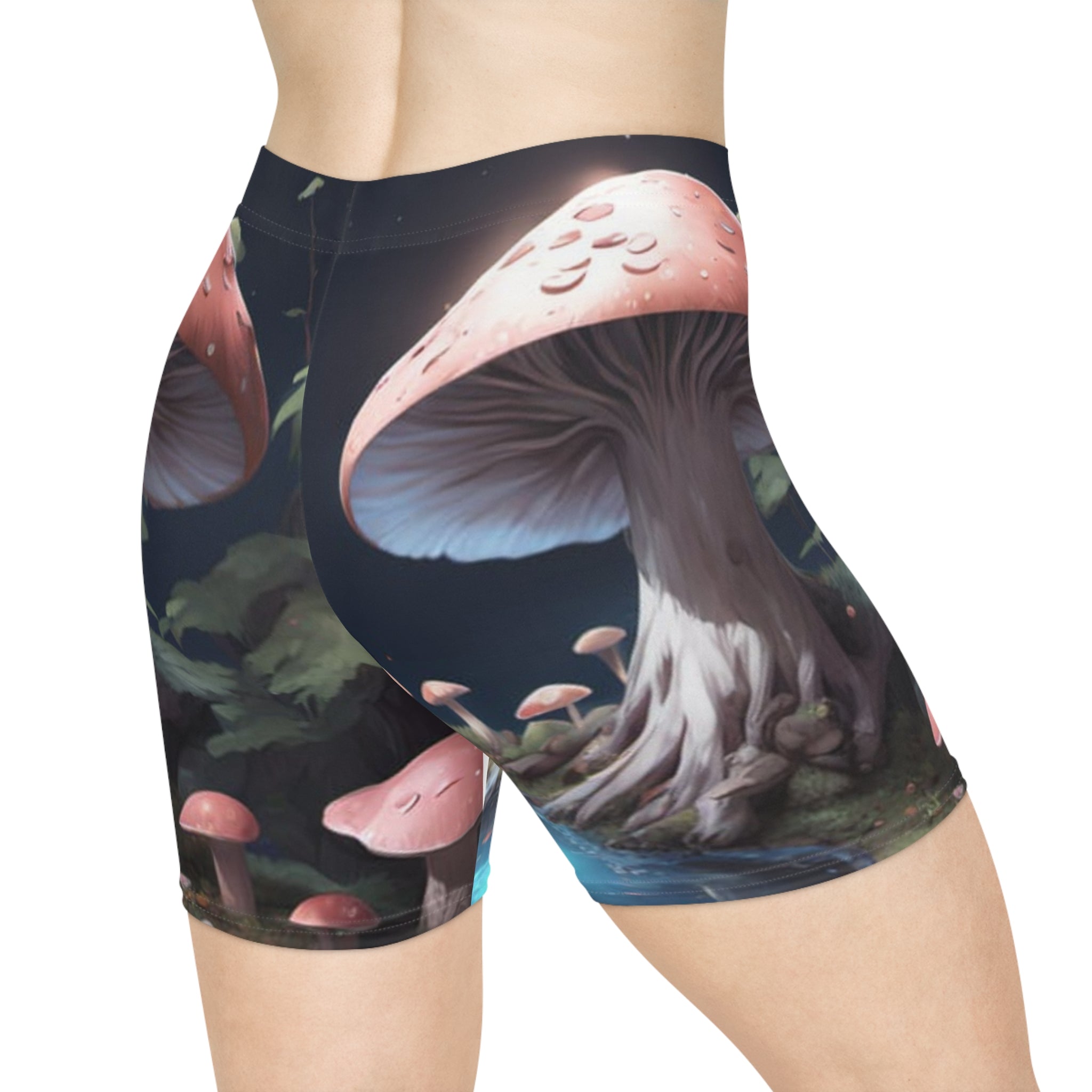 Booty Meets Fantasy Shorts Meet Enchanted Forest Fairy Ring Flex Shorts