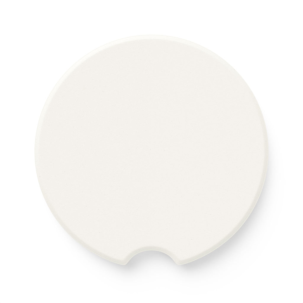 Colorful Mushroom Soapstone Car Coaster — Non-Slip Decorative Drink Holder