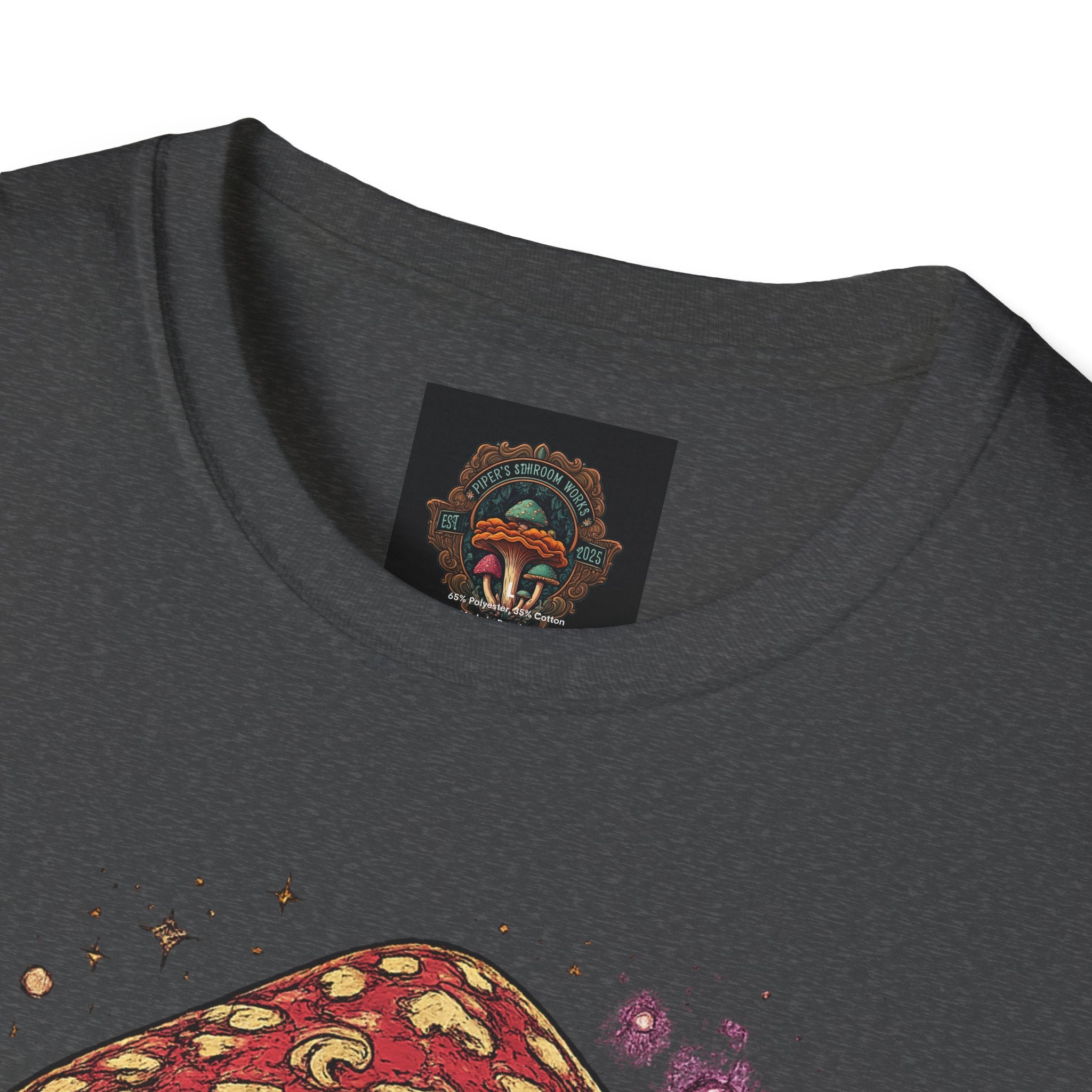 City: Portland Mushroom Magic T-Shirt — Vintage Red Toadstool Illustration