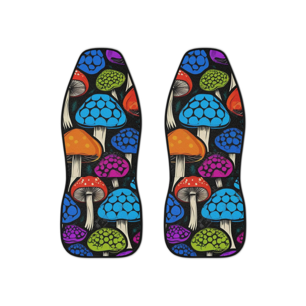Psychedelic Mushroom Car Seat Covers — Colorful Fun Auto Seat Protector