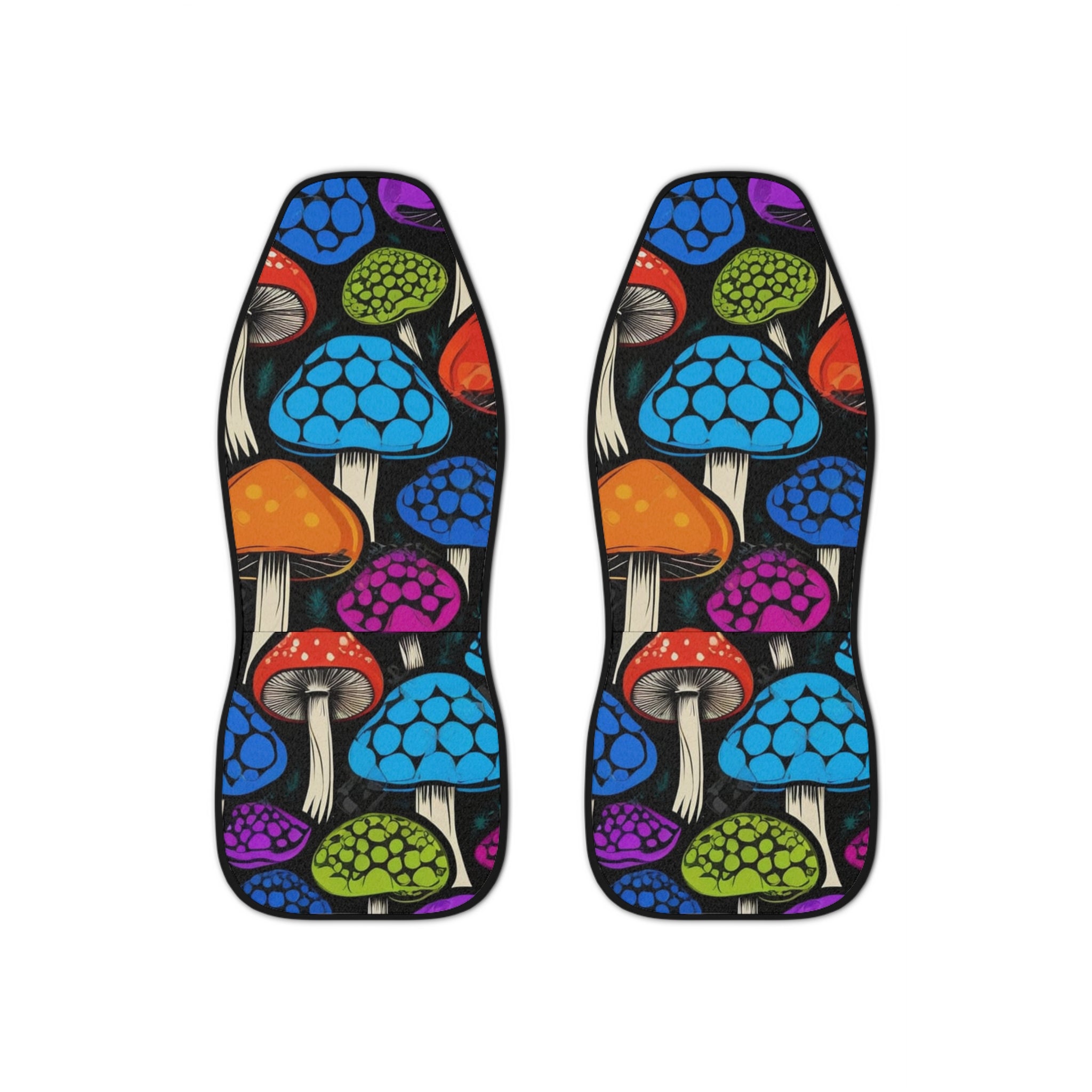 Psychedelic Mushroom Car Seat Covers — Colorful Fun Auto Seat Protector