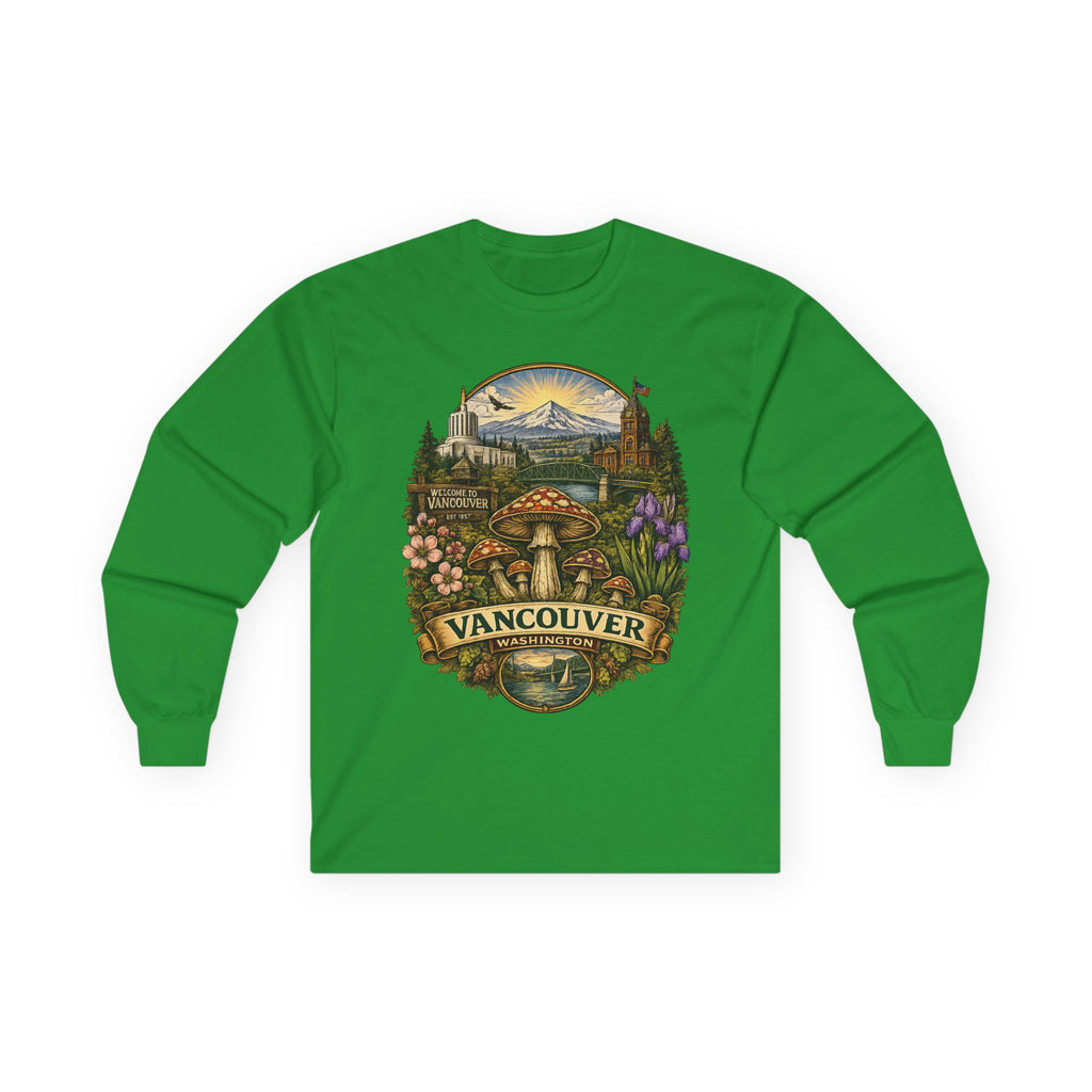 City: Vancouver Mushroom Graphic Long Sleeve Tee