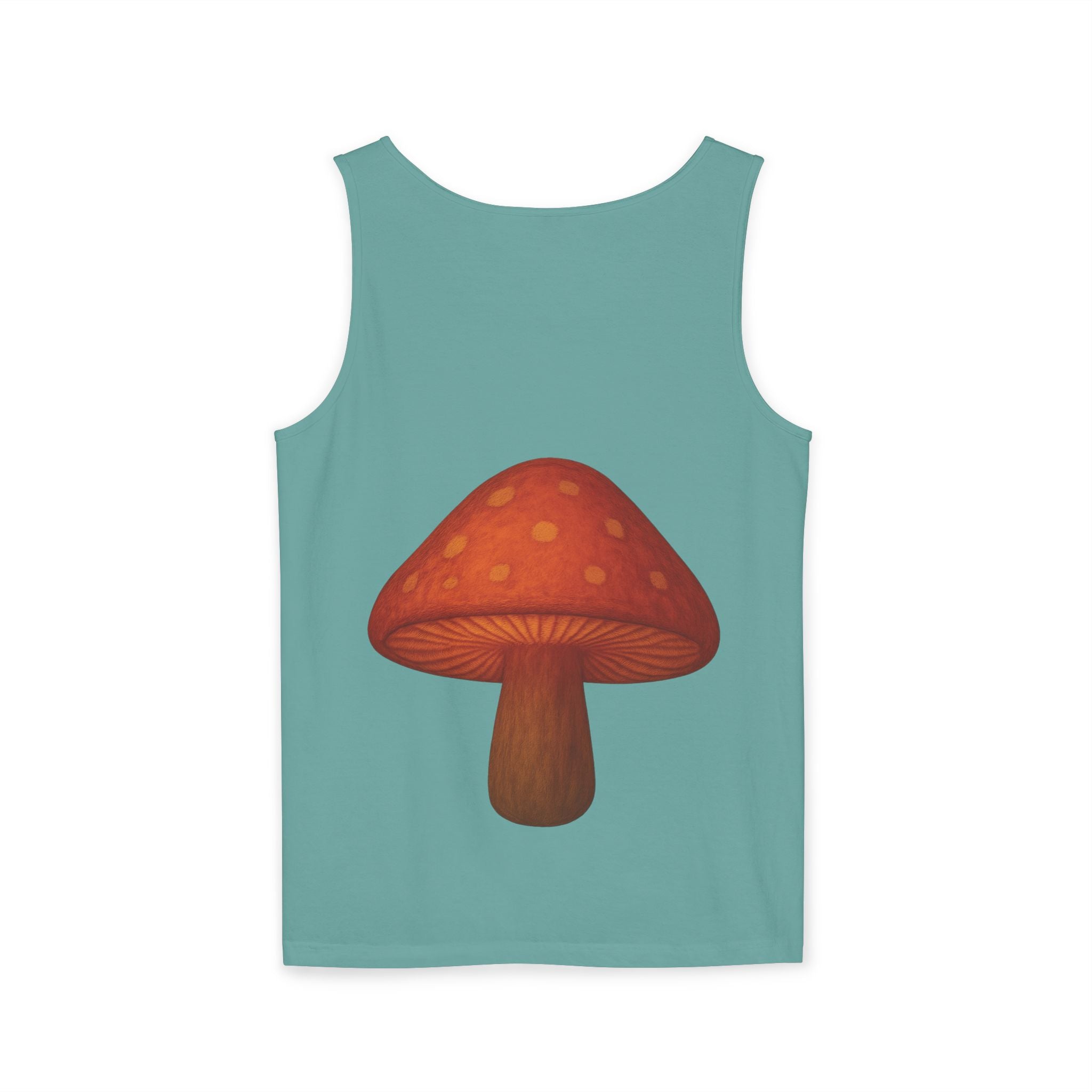 City: Portland Mushroom Tank Top — Vintage Forest Travel Graphic