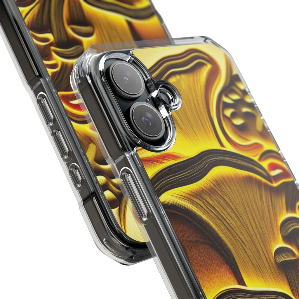Golden Fungi Phone Case – Forest Glow Edition
