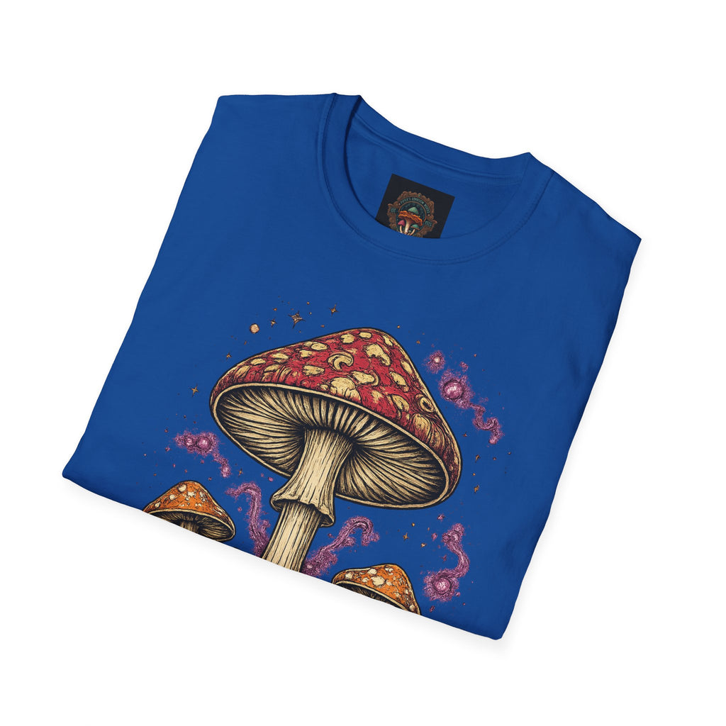 City: Portland Mushroom Magic T-Shirt — Vintage Red Toadstool Illustration