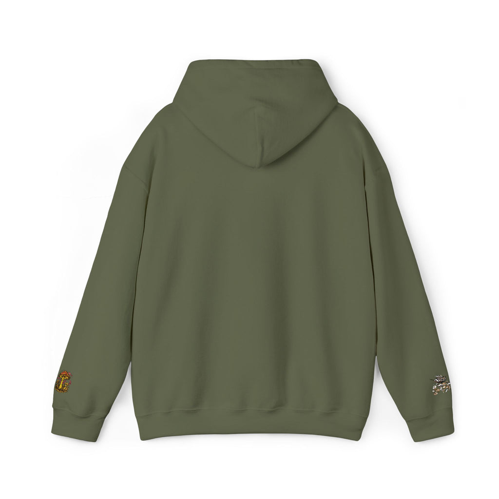 Mushroom Grove Hoodie – Whimsical Autumn Forest Mushroom Sweatshirt