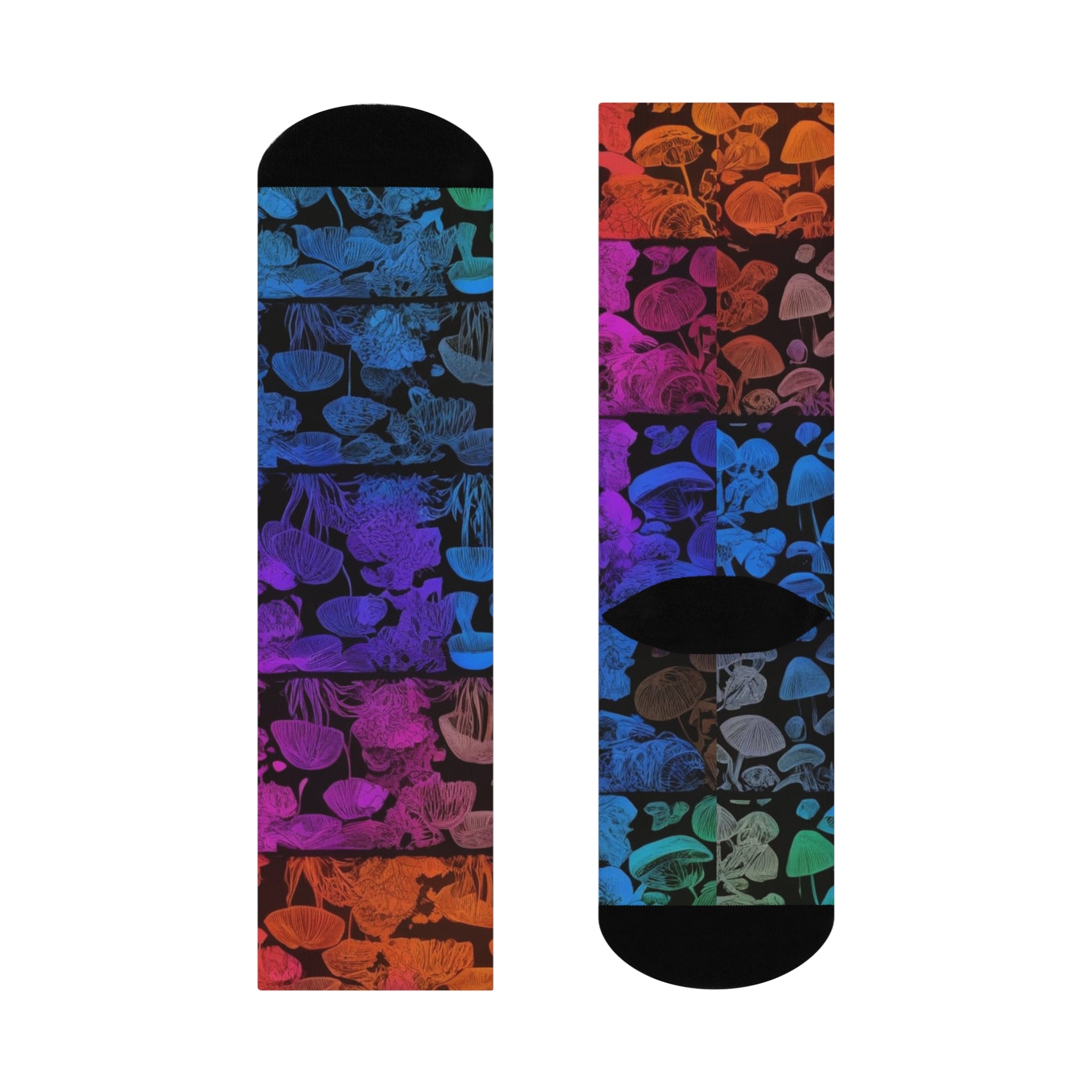 Gradient Groves for Your Toes Rainbow Socks Myco Fade Gradient Socks