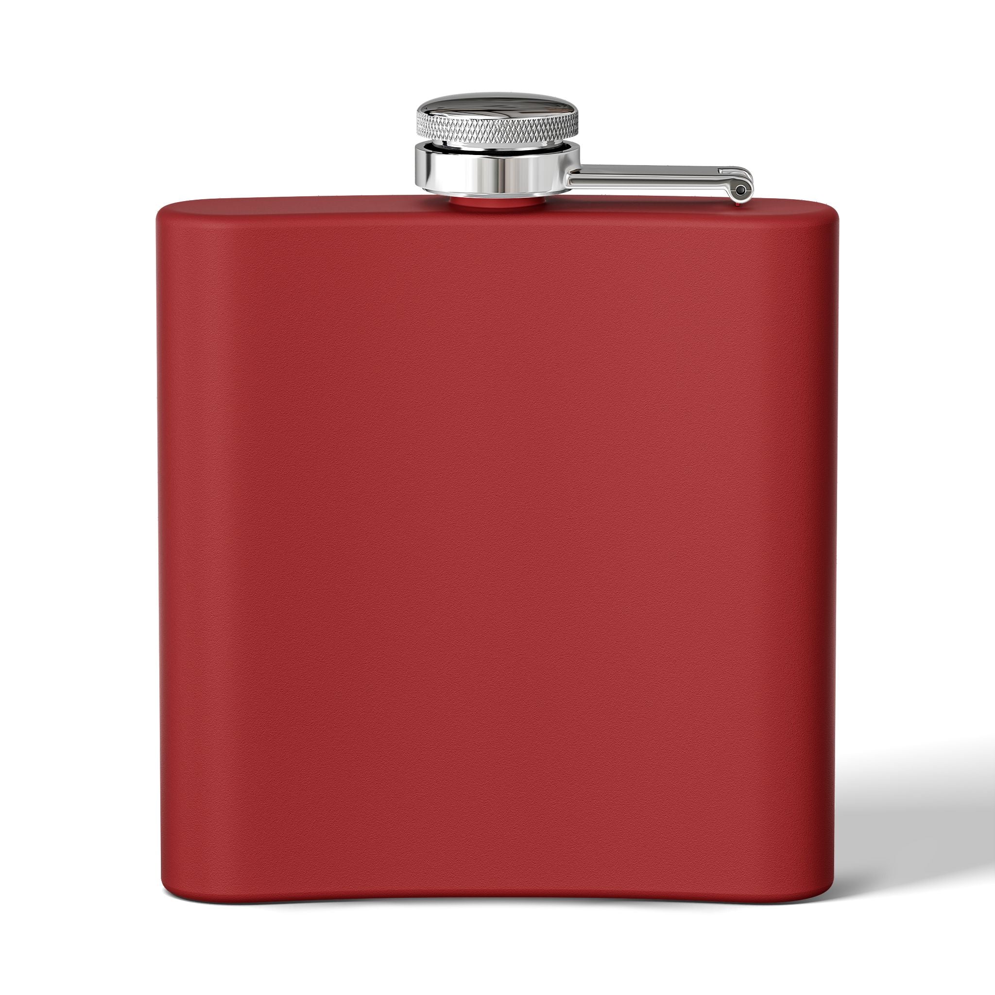 6oz Stainless Steel Flask — Colorful Psychedelic Mushroom Pattern