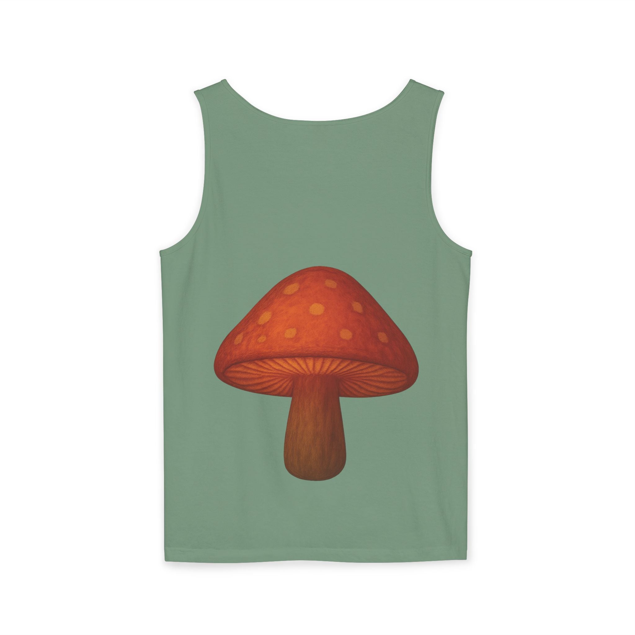 City: Portland Mushroom Tank Top — Vintage Forest Travel Graphic