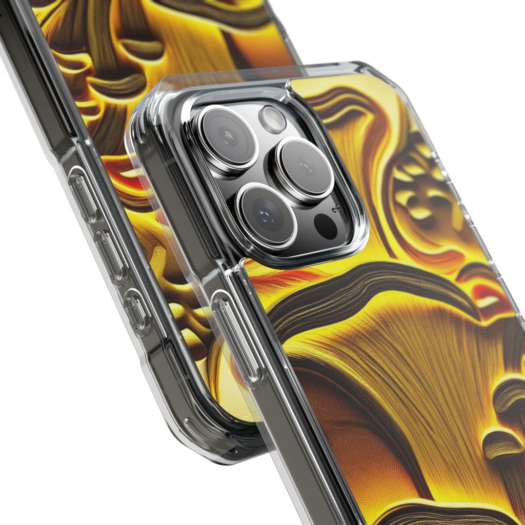 Golden Fungi Phone Case – Forest Glow Edition