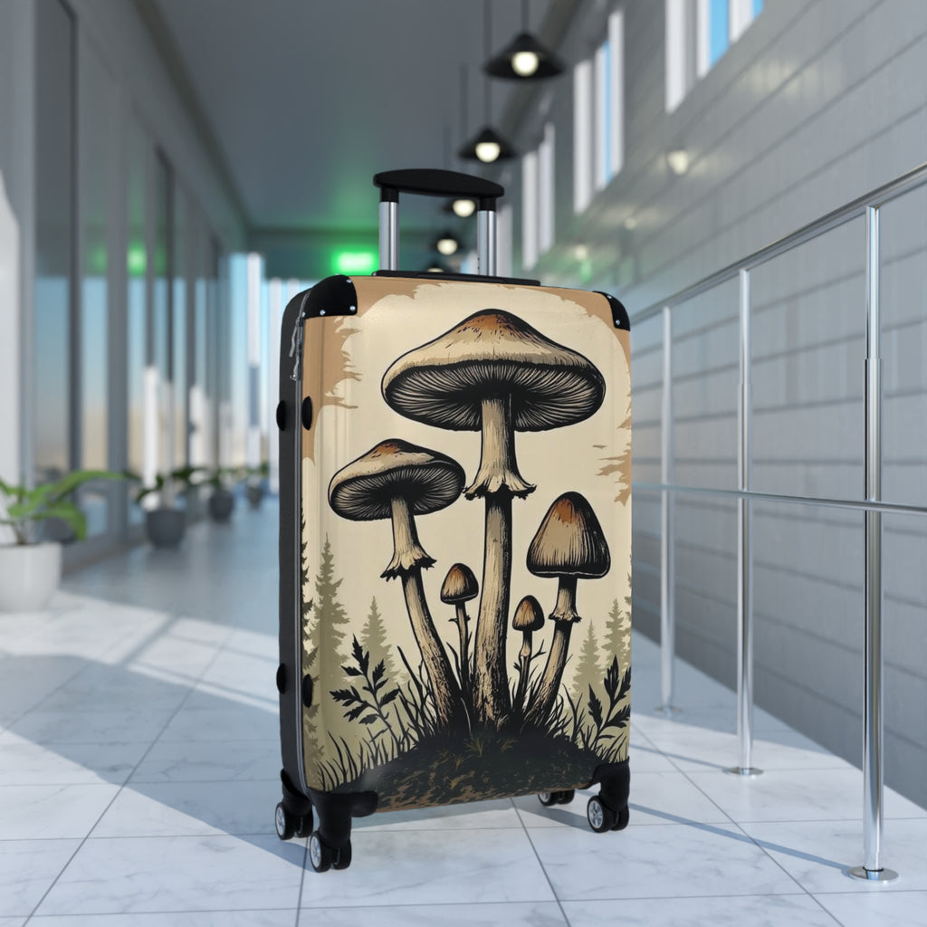 Suitcase: Mushroom Forest Suitcase – Botanical Travel Carry-On