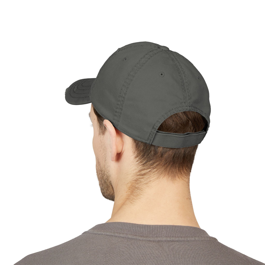 Gorra de papá bordada con calavera de hongos desgastada — Gorra de camionero vintage para amantes de los hongos